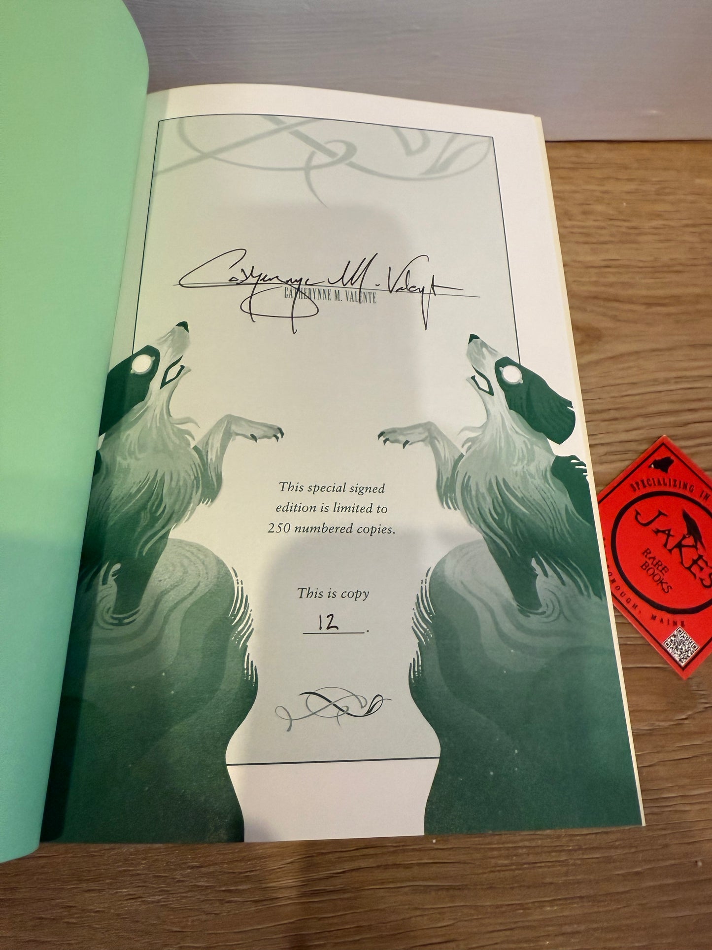 Catherynne M. Valente, The Best Of, Signed/Limited #12, Subterranean Press