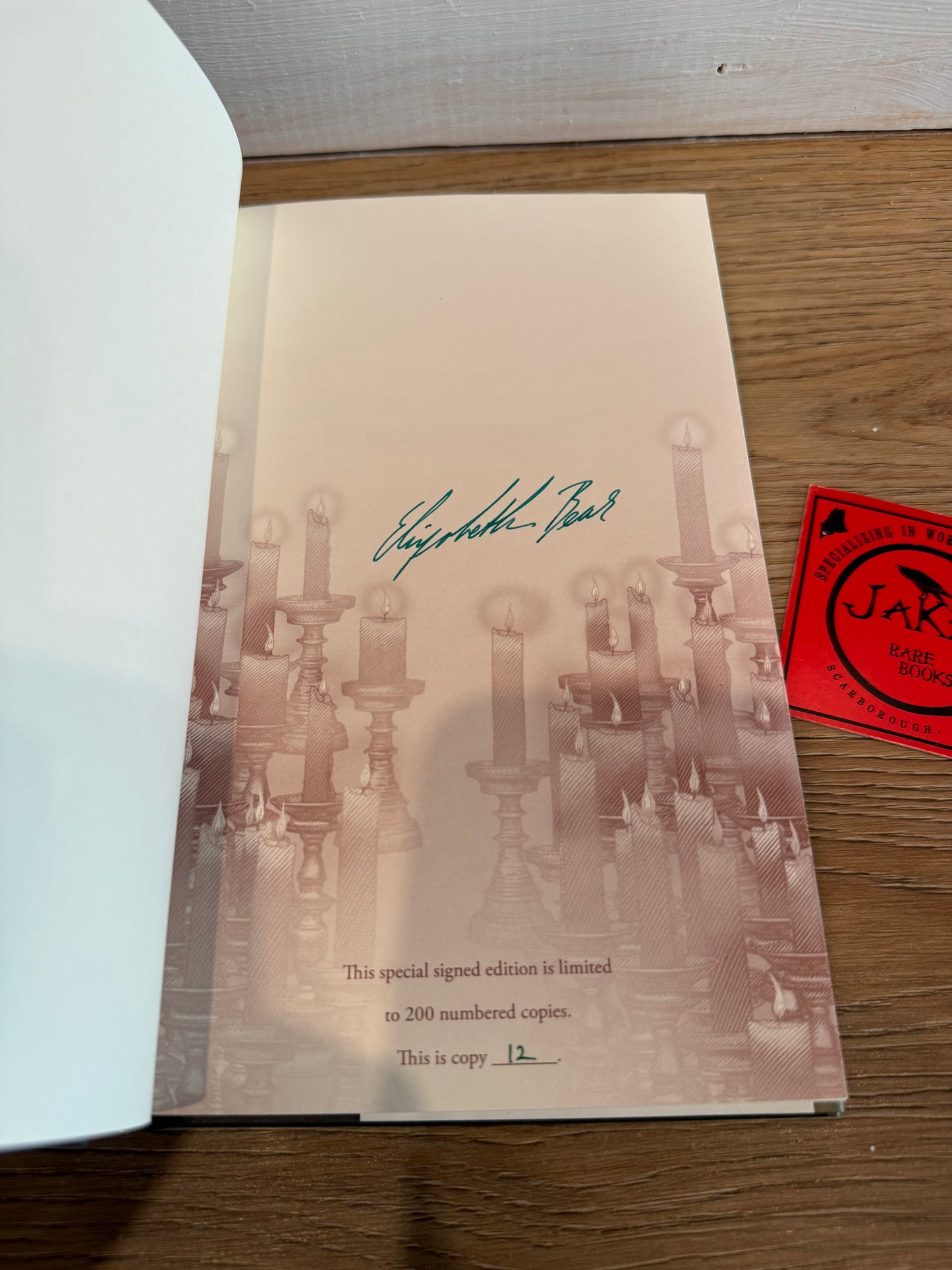 Elizabeth Bear, New Amsterdam, Signed/Limited #12, Subterranean Press