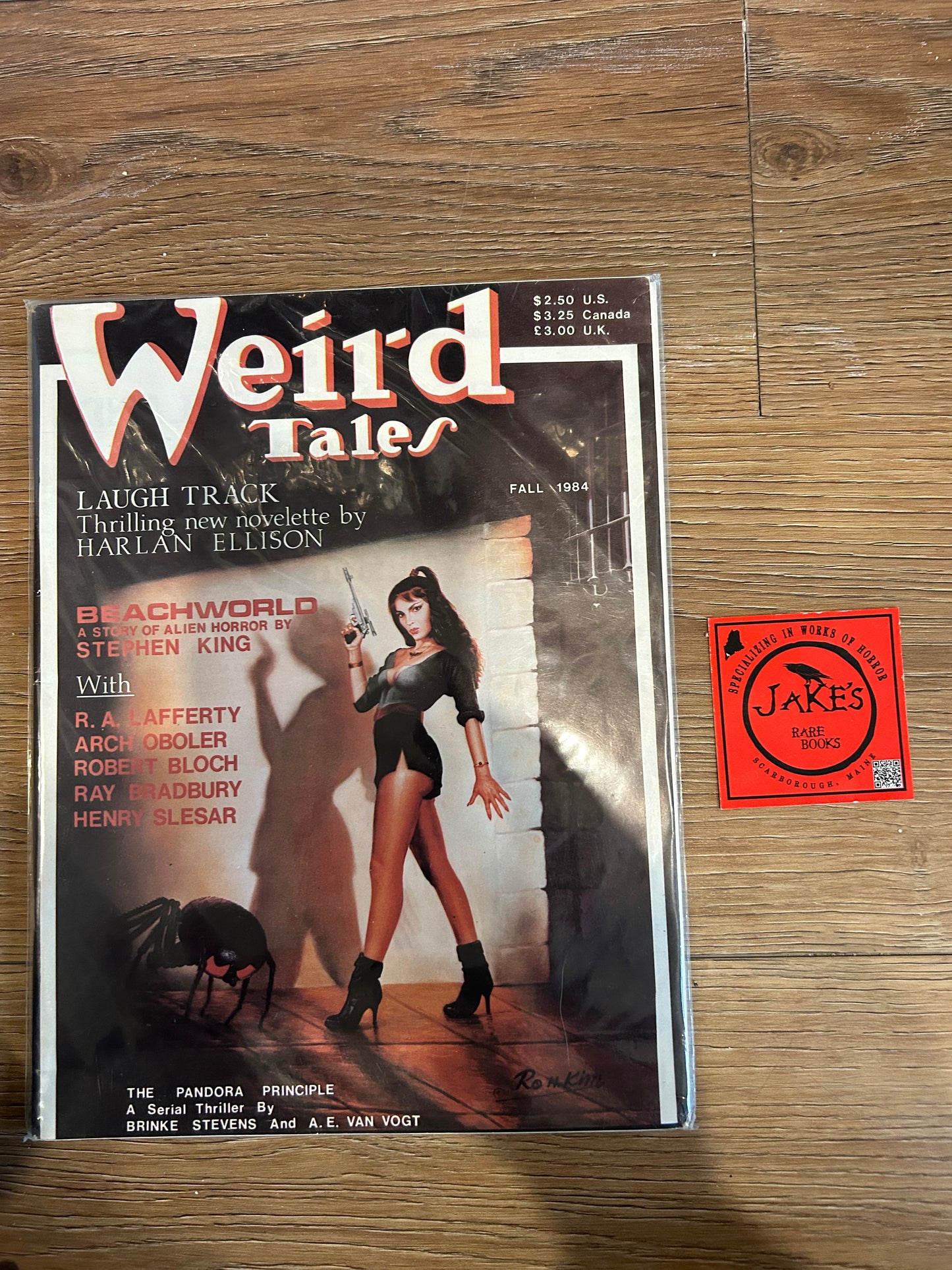 Stephen King, Weird Tales Magazine, Fall 1984, Featuring “Beachworld”