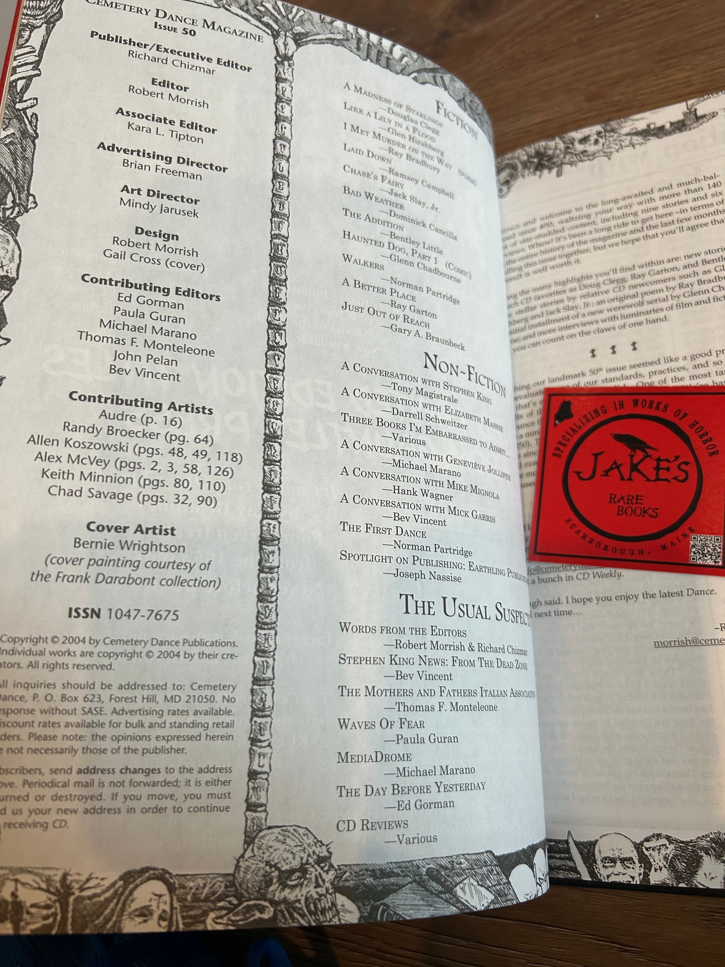 Cemetery Dance 50, Signed Limited Edition, Cemetery Dance