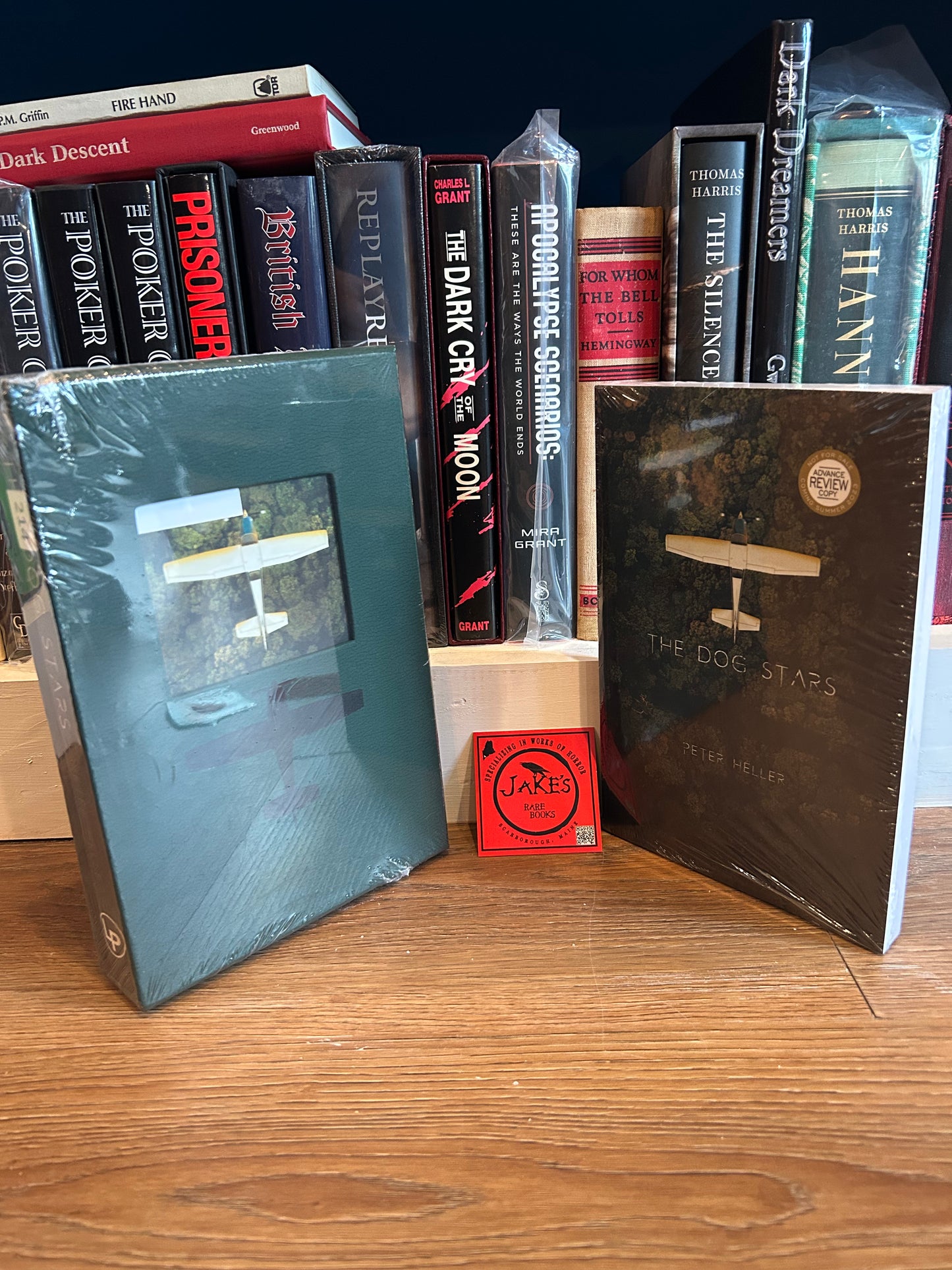 Peter Heller, The Dog Stars, Signed Limited Edition PLUS the Advance Review Copy, Lividian Press