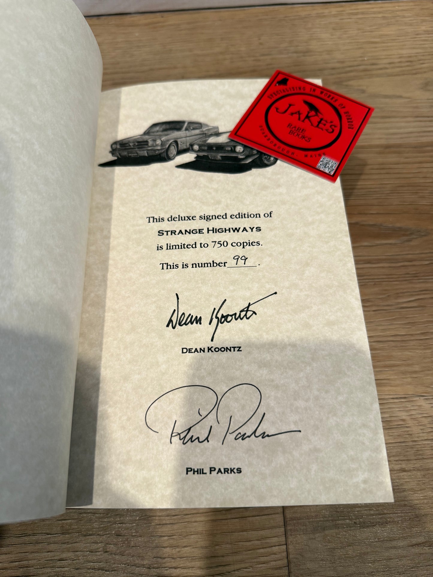 Dean Koontz, Strange Highways, CD Numbered Edition