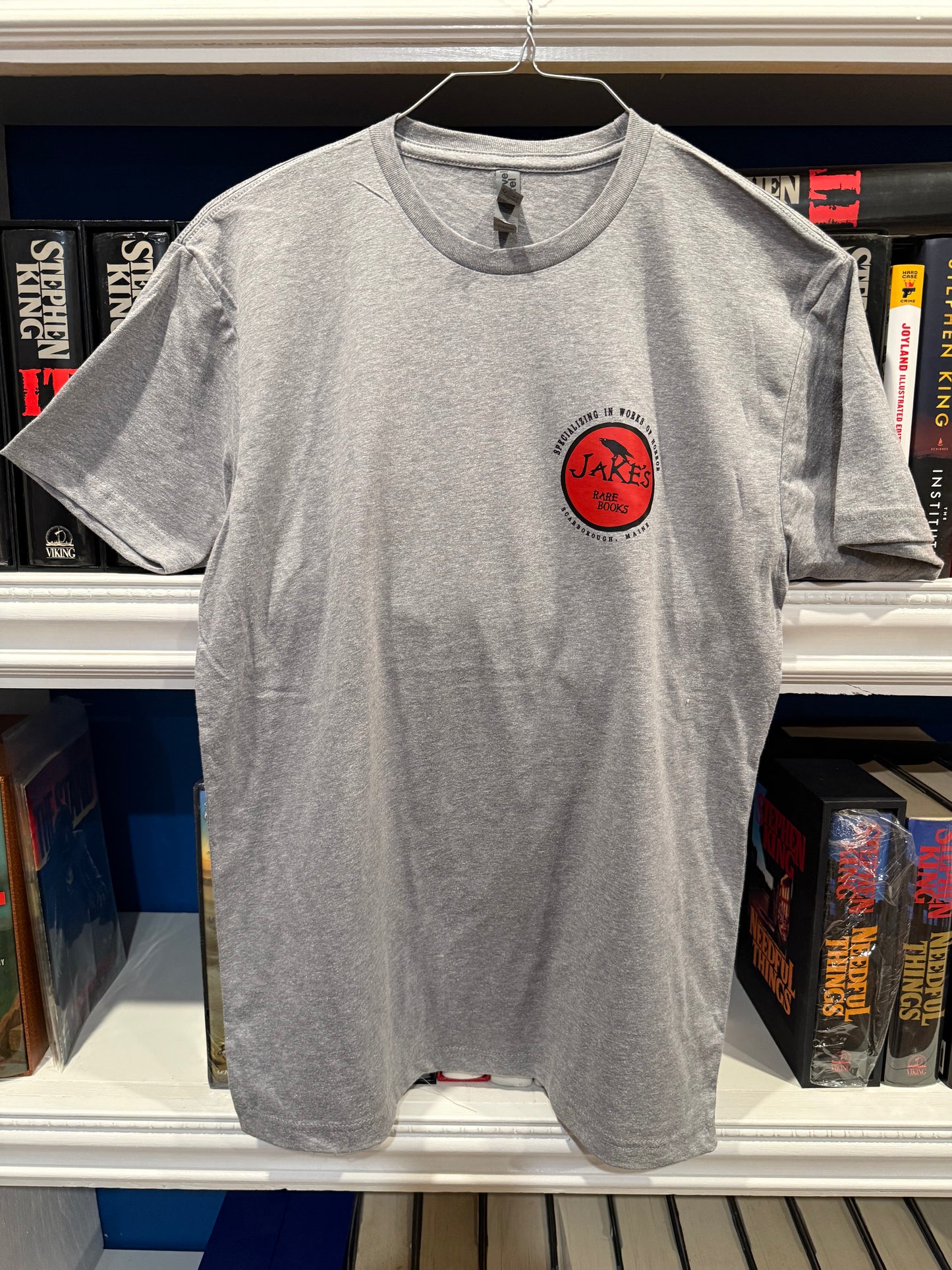 Jake's Rare Books Unisex T-shirt (Grey)