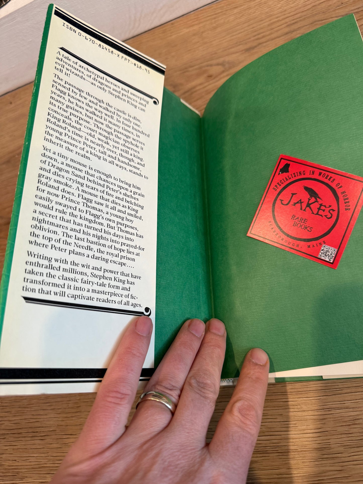 Stephen King, Eyes of the Dragon, first edition in custom slipcase
