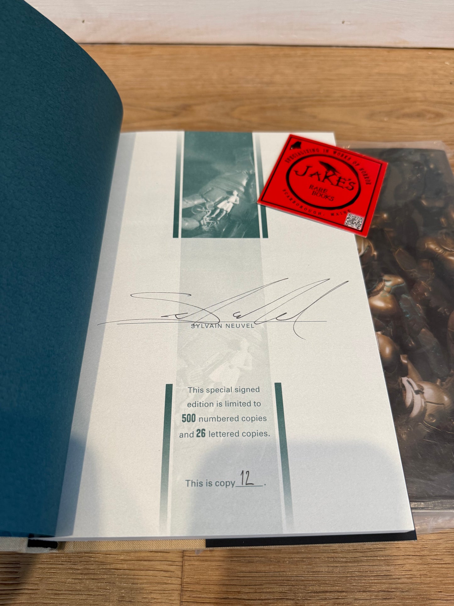 Sylvain Neuvel, The Themis Files Trilogy, Matching Signed #12’s, Subterranean Press