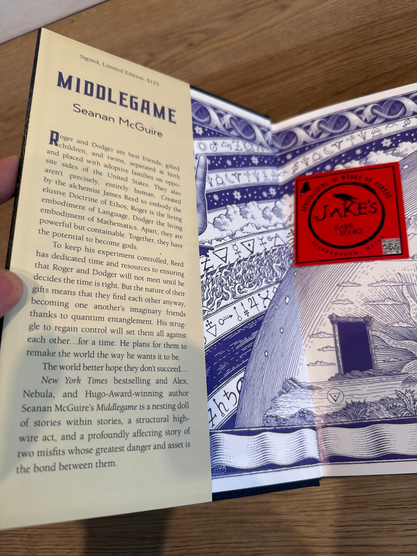 Seanan McGuire, Middlegame, Signed/Limited #12, Subterranean Press