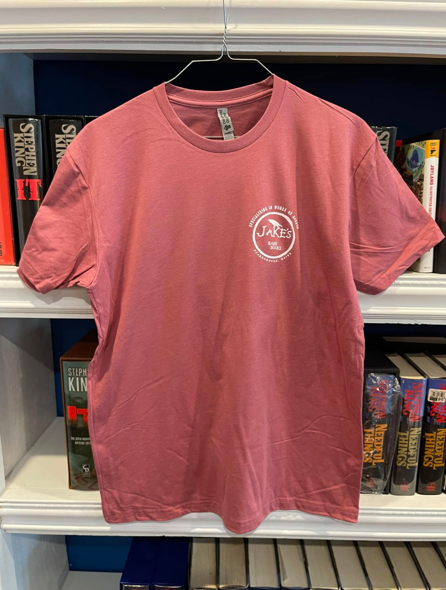 Jake's Rare Books Unisex T-shirt (Heather Red)