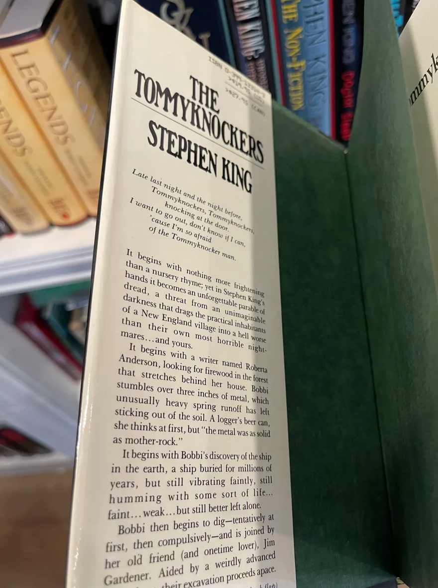 Stephen King, Tommyknockers, First Edition in Custom Slipcase