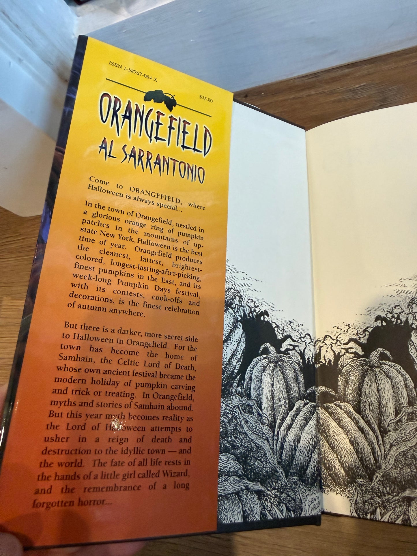 Al Sarrantonio, Orangefield, Signed Limited Edition, Cemetery Dance