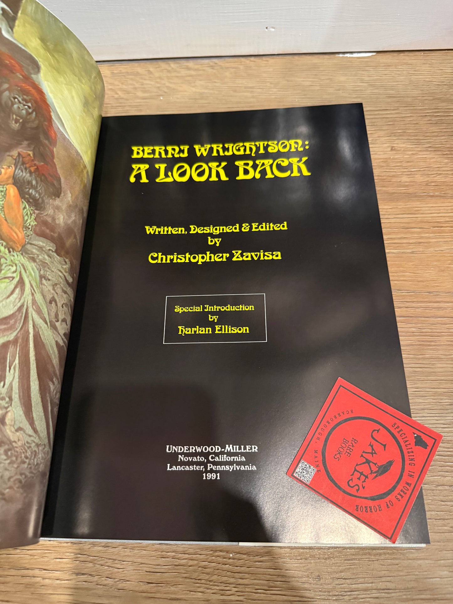 Bernie Wrightson, A Look Back. Signed/Limited #331, Underwood Miller