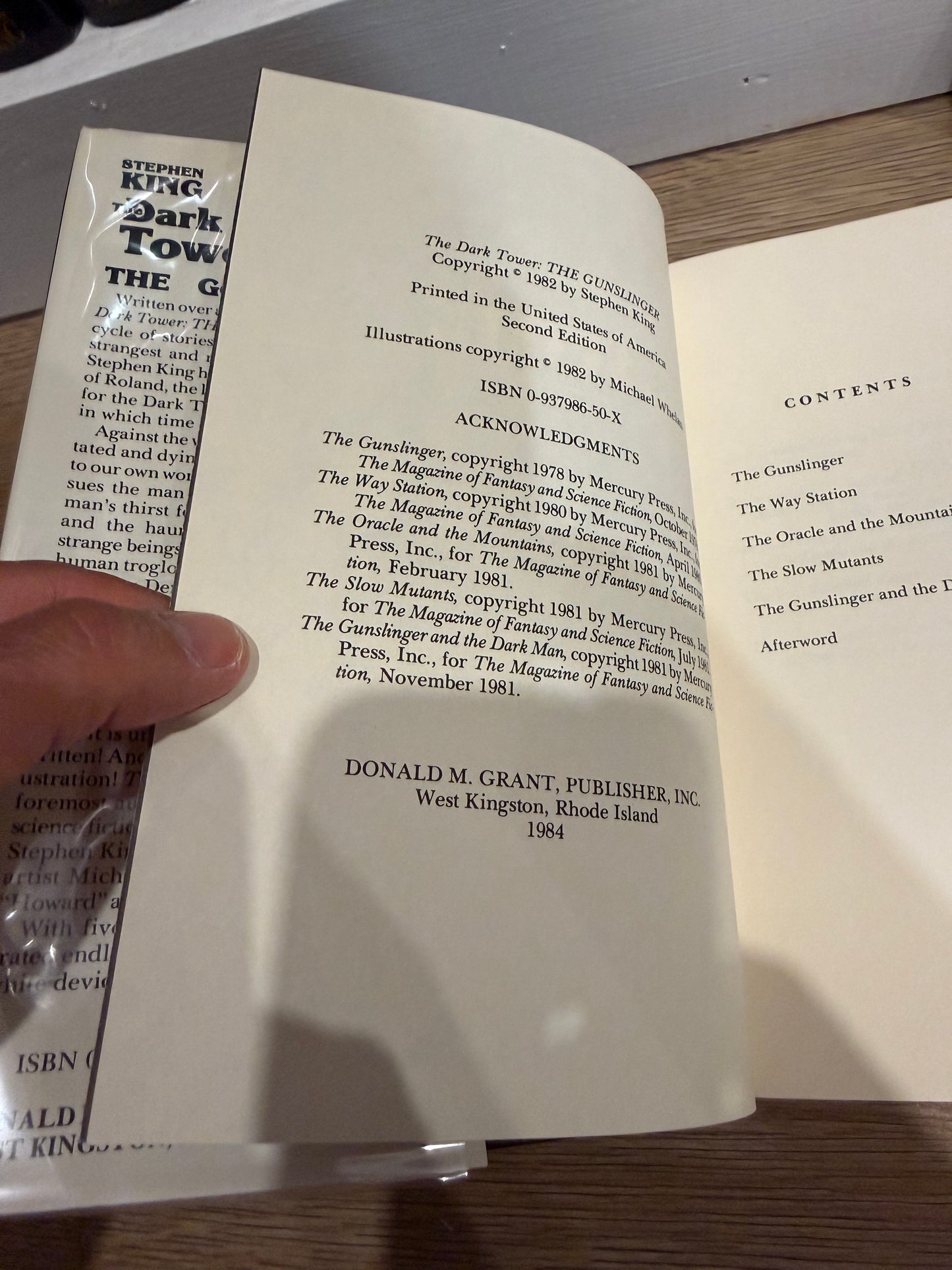 Stephen King, The Gunslinger, Second Edition, Grant Publishing