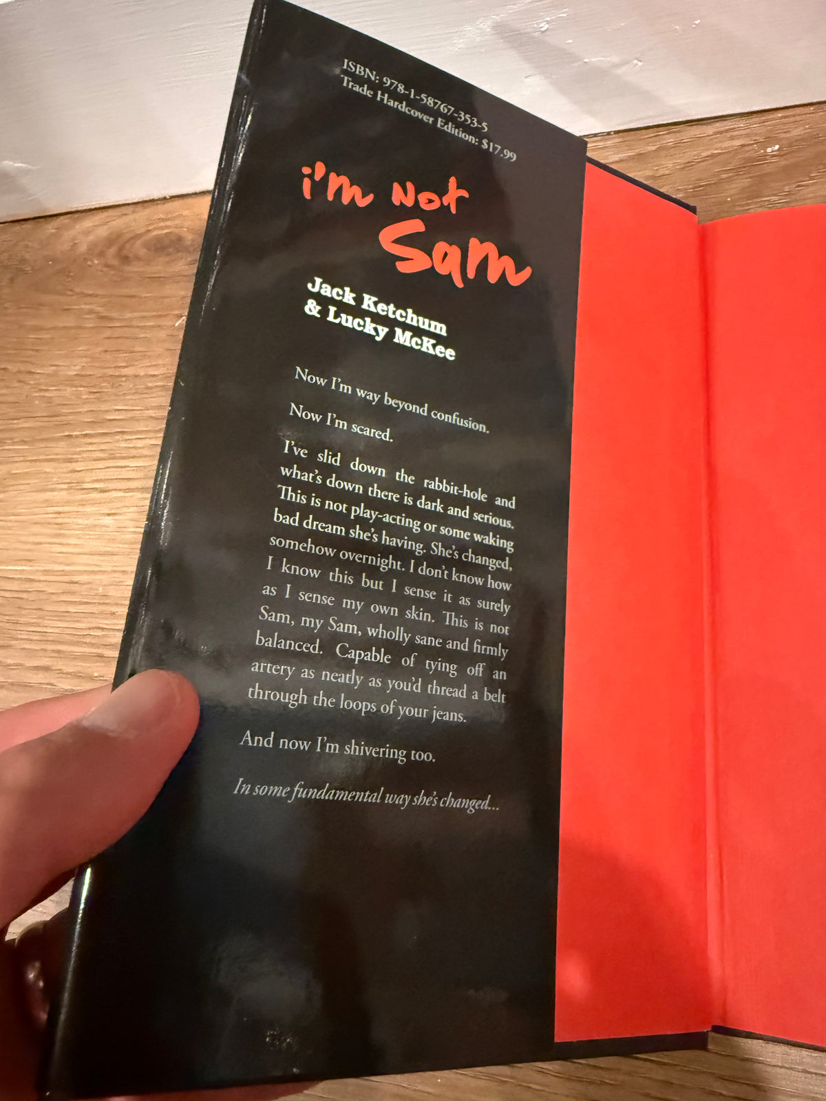 Jack Ketchum, I’m Not Sam, First Edition, Cemetery Dance