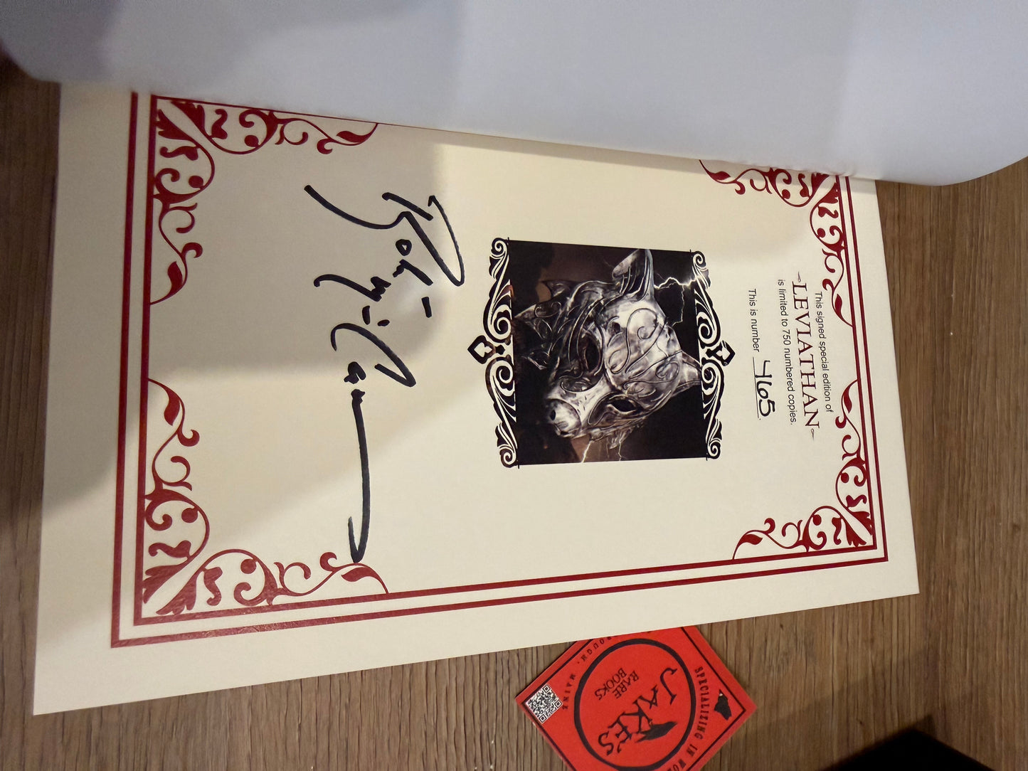 Robert McCammon, Leviathan, Signed/Limited Edition, Lividian Publications