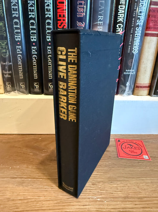 Clive Barker, The Damnation Game, UK Signed Limited #63, Weidenfeld and Nicholson