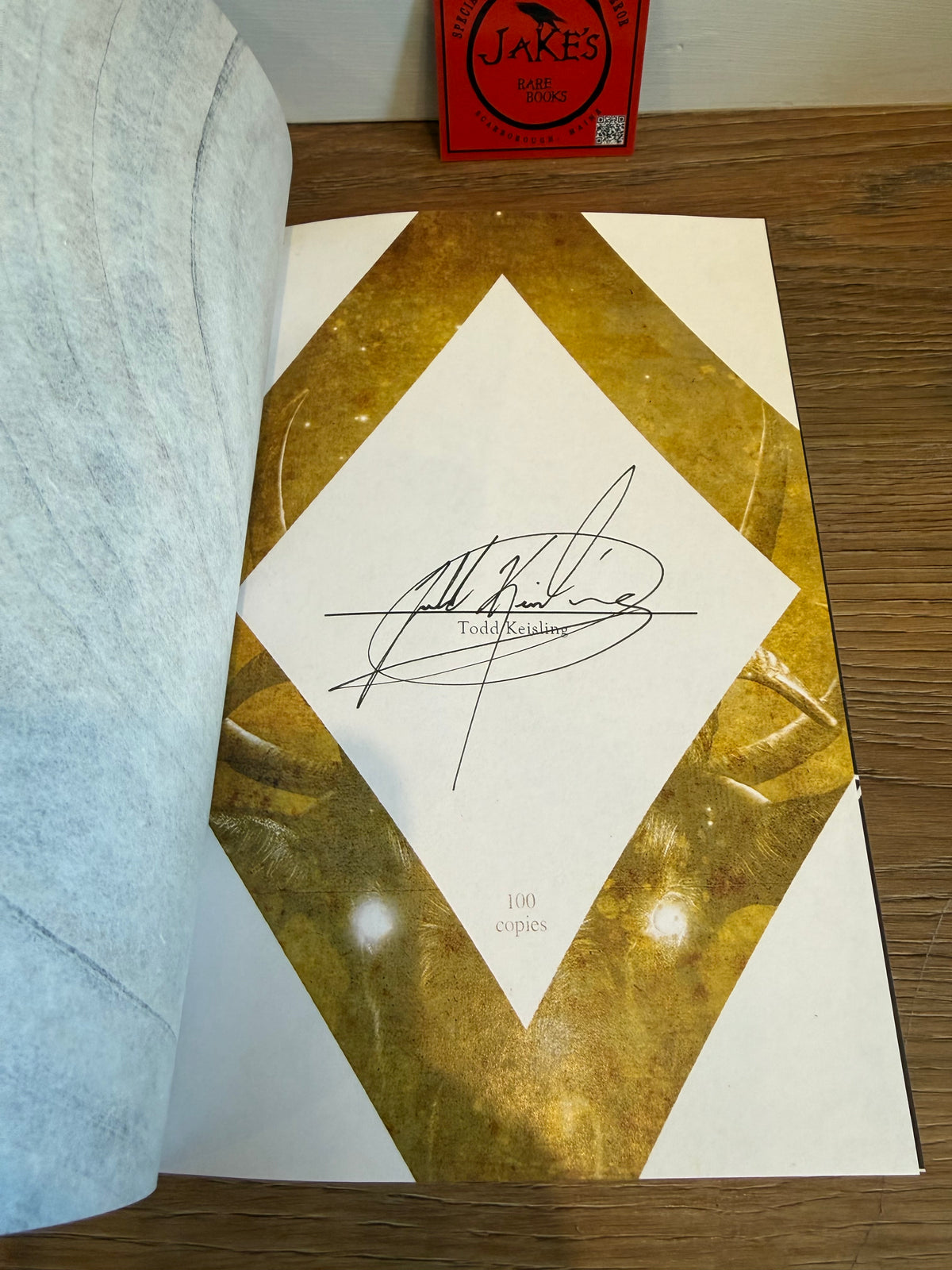 Todd Keisling, Cold, Black & Infinite, Signed Limited, Thunderstorm Books