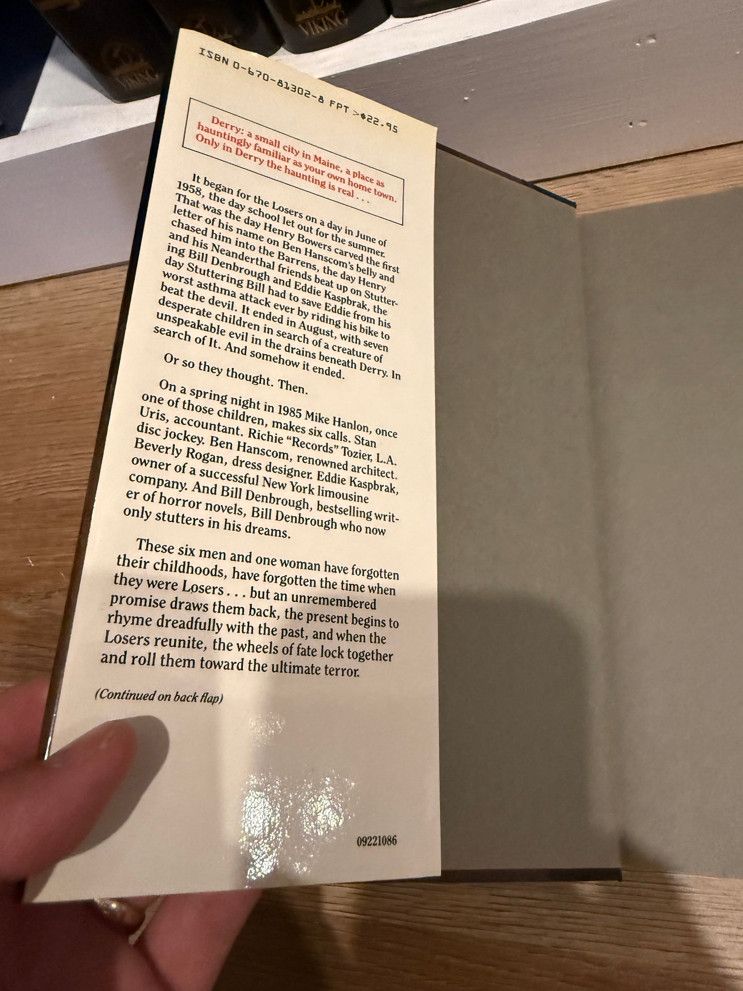 Stephen King, IT, First Edition, Viking Press