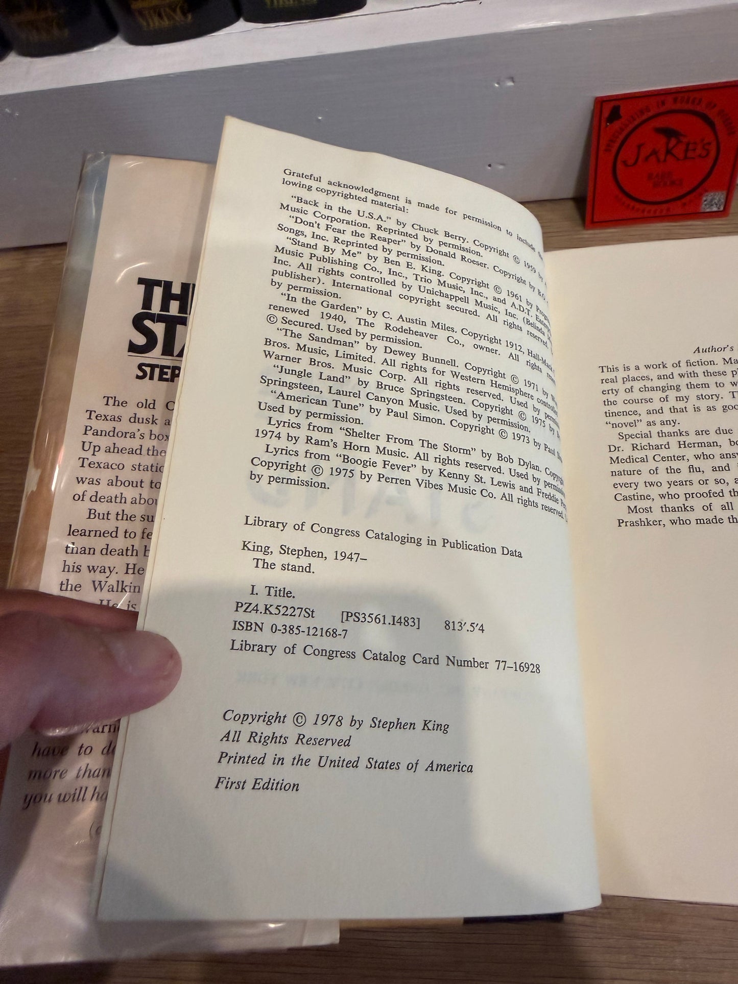 Stephen King, The Stand, First Edition R49, Doubleday Publishing