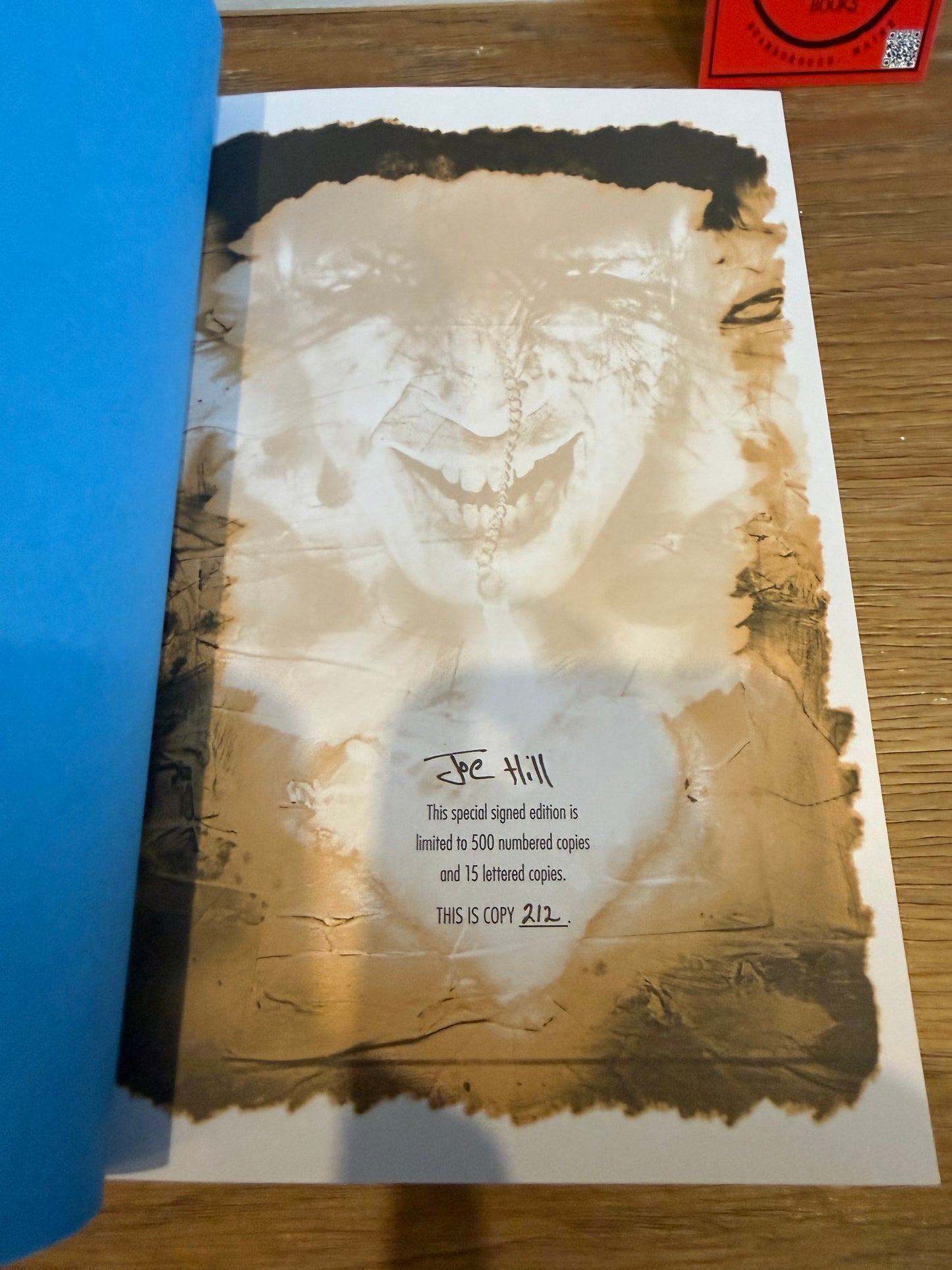 Joe Hill, Heart Shaped Box, Signed Limited #212, Subterranean Press