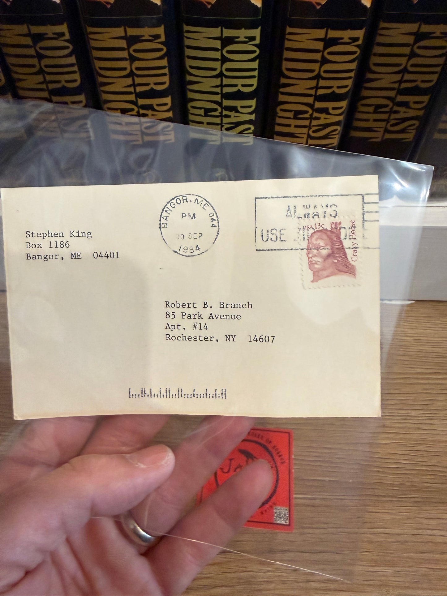 Stephen King, Signed Postcard