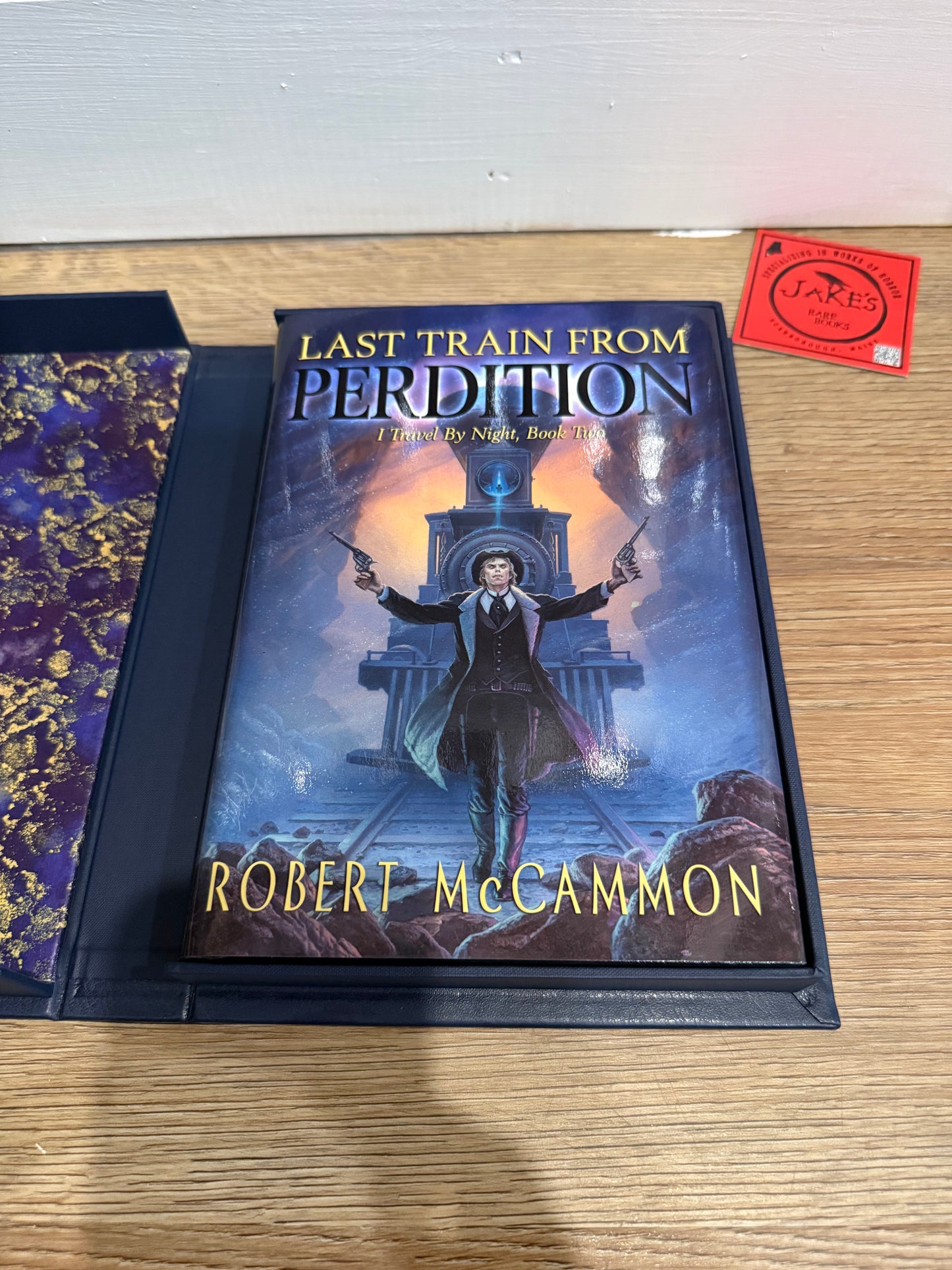 Robert McCammon, Last Train From Perdition, Lettered Publisher’s Copy, Subterranean Press
