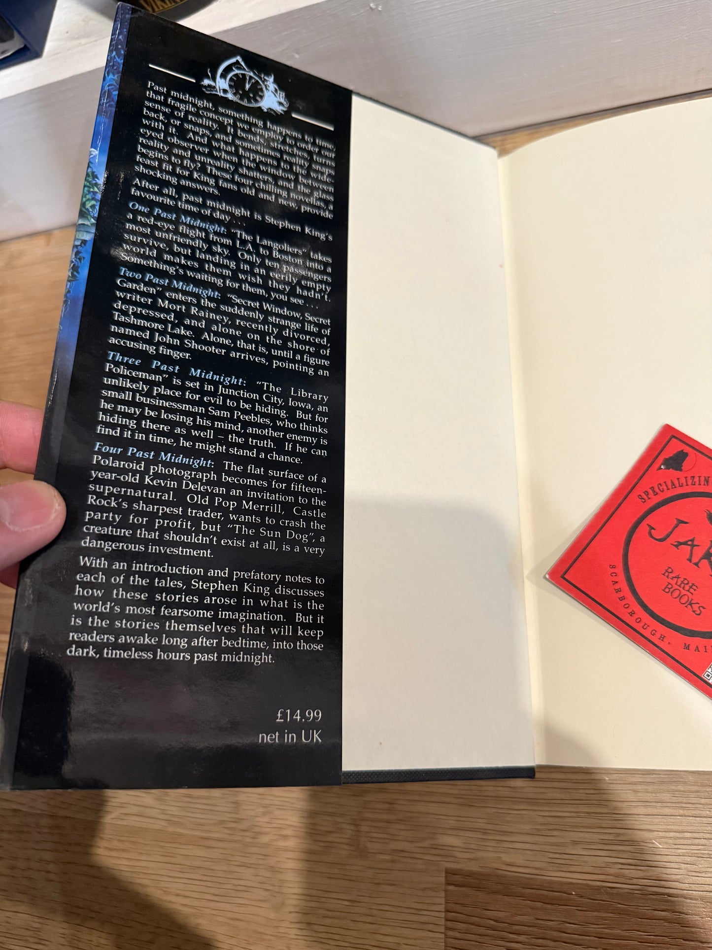 Stephen King, Four Past Midnight, UK First Edition, Hodder and Stoughton