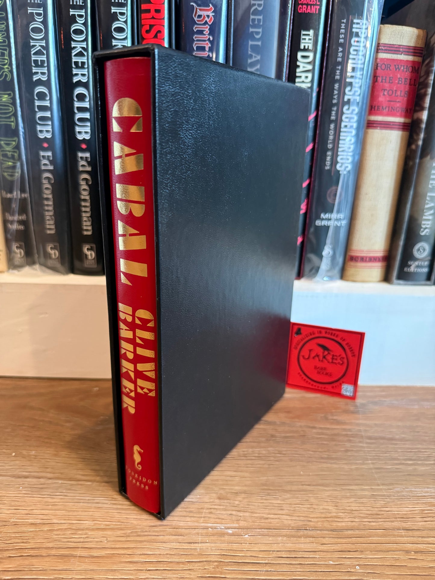 Clive Barker, Cabal, Signed Limited #112, Poseidon Press