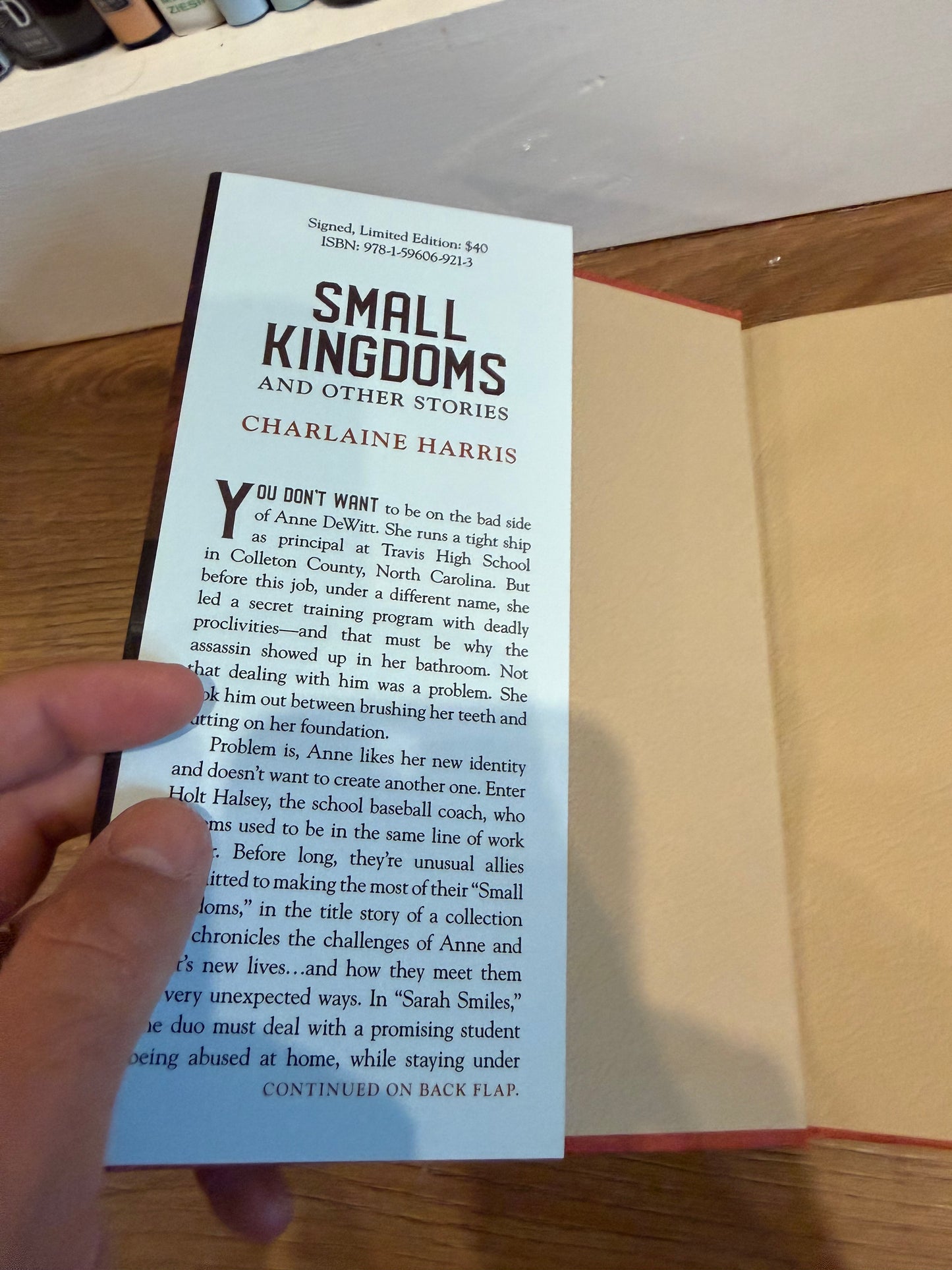 Charlaine Harris, Small Kingdoms, Signed Limited #12, Subterranean Press
