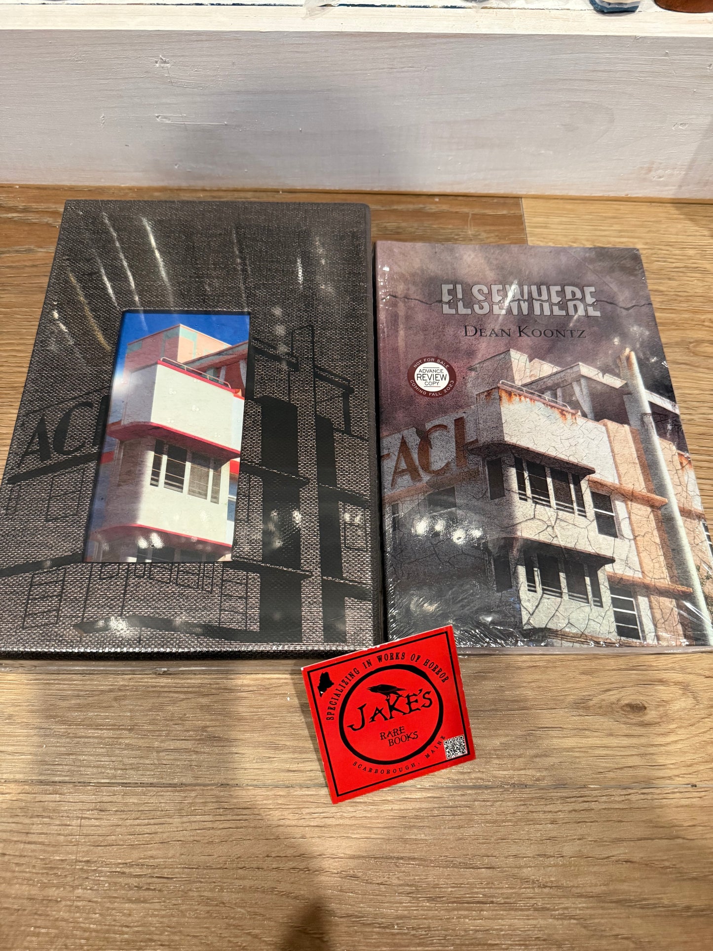 Dean Koontz, Elsewhere, Signed/Limited #214 AND ARC, Lividian Publications