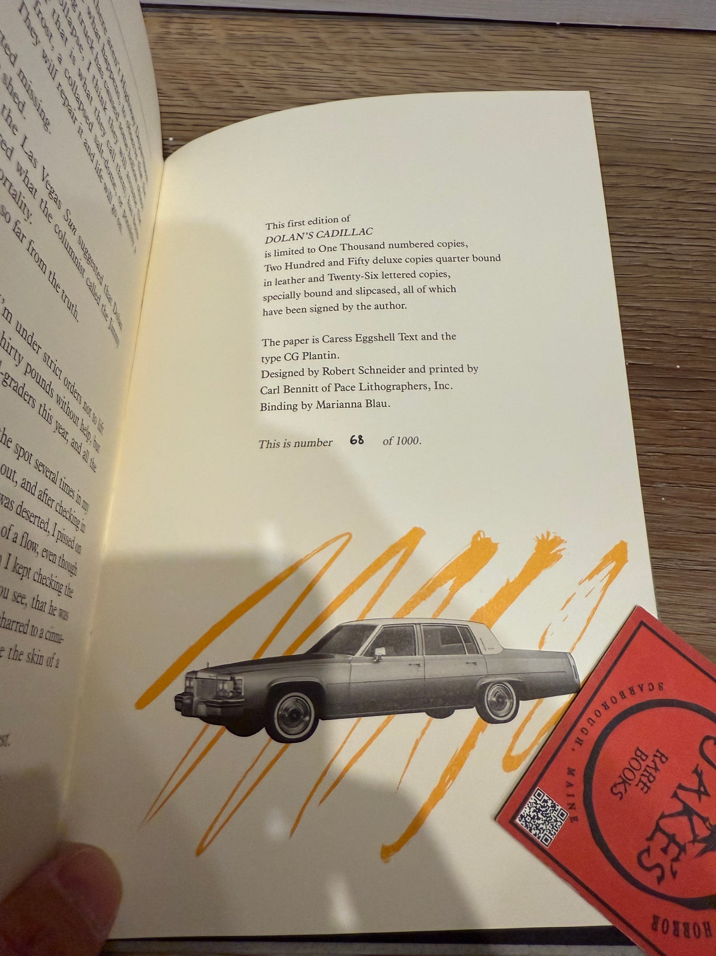 Stephen King, Dolan’s Cadillac, Signed/Limited #68, Lord John Press