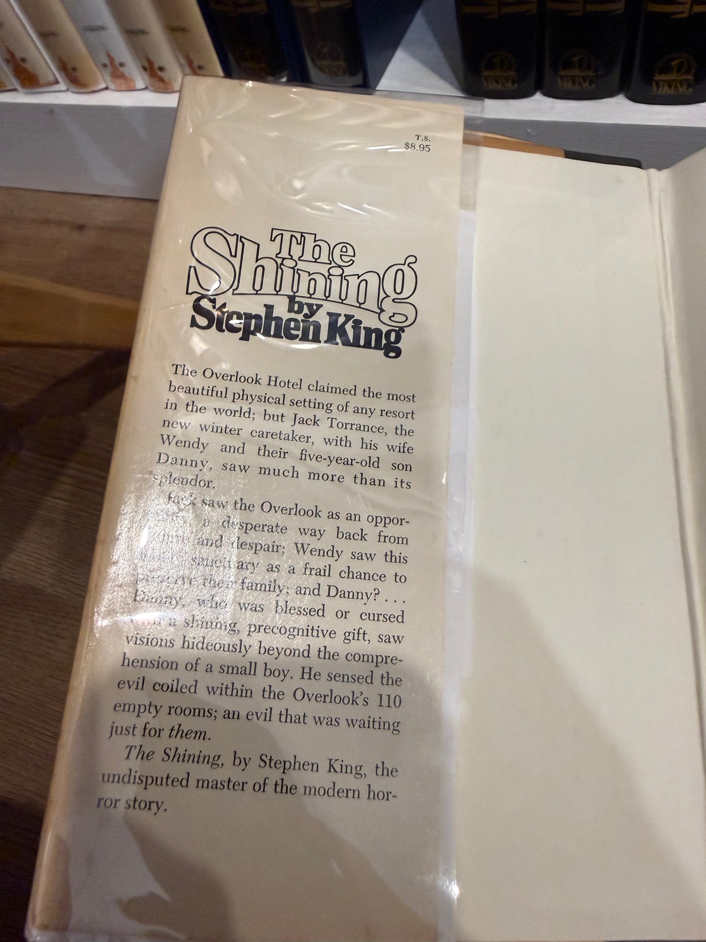 Stephen King, The Shining, First Edition inscribed in YEAR OF PRINT, Doubleday Publishing