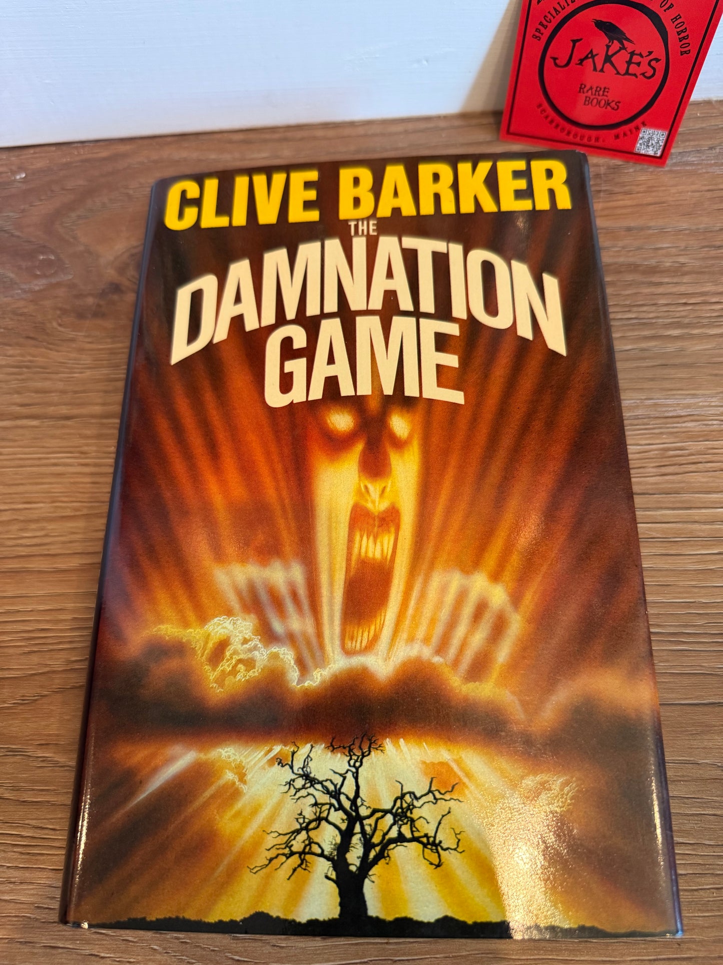 Clive Barker, The Damnation Game, UK First Edition Signed, Weidenfeld and Nicolson