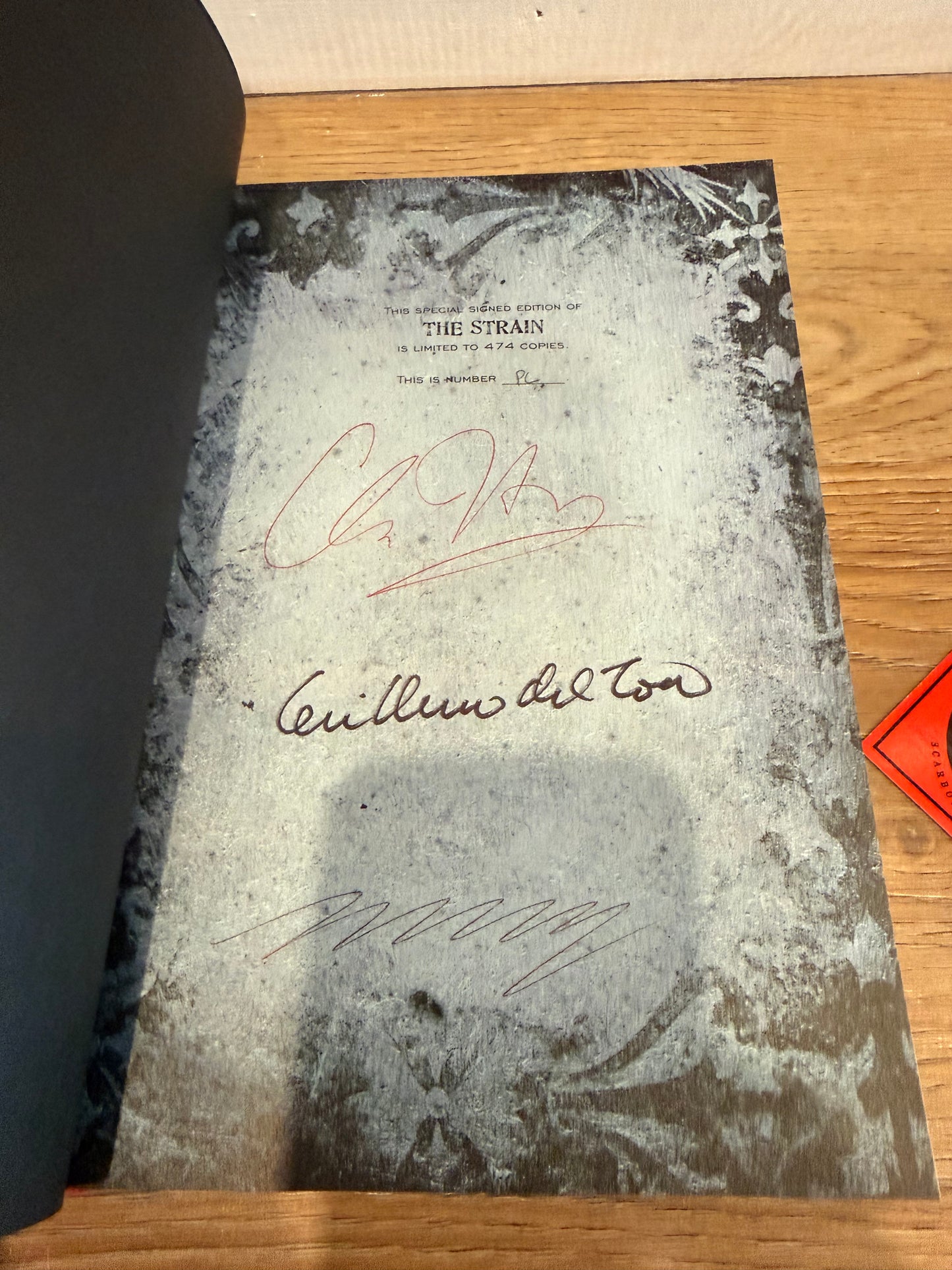 Del Toro/Hogan, The Strain, Signed/Limited Publisher’s Copy, Lonely Road