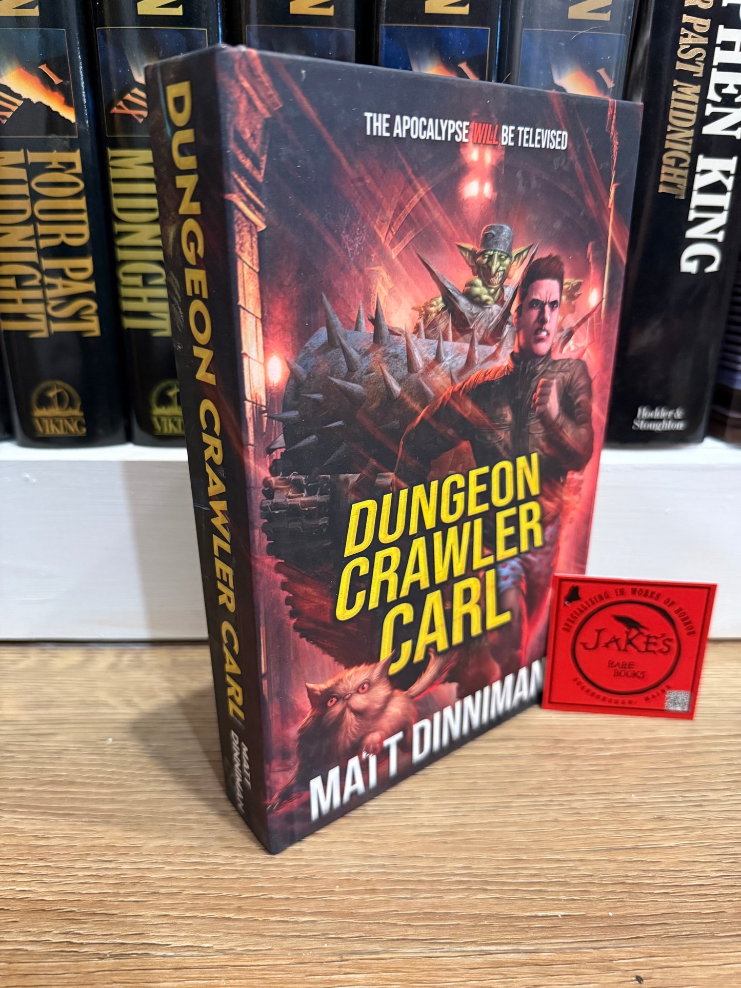 Matt Dinniman, Dungeon Crawler Carl, First Edition HARDCOVER, SIGNED, Dandy House