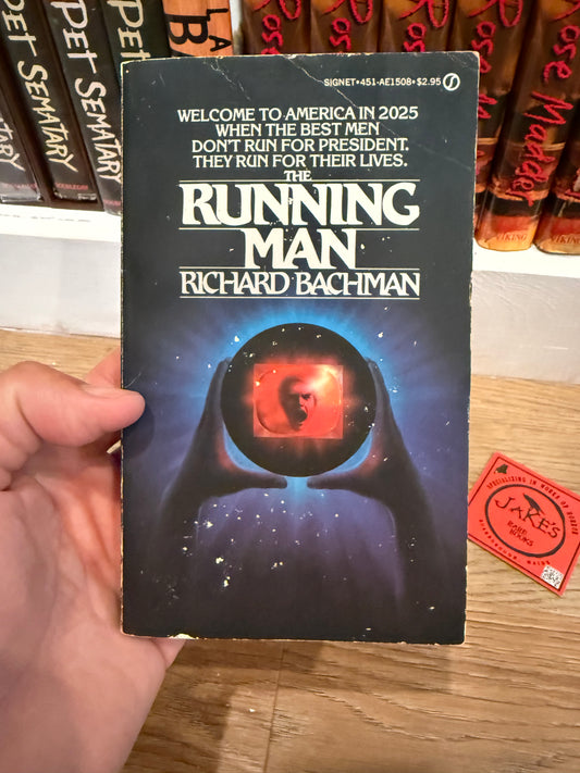 Stephen King, The Running Man, Canadian Second Printing, Signet Publishing