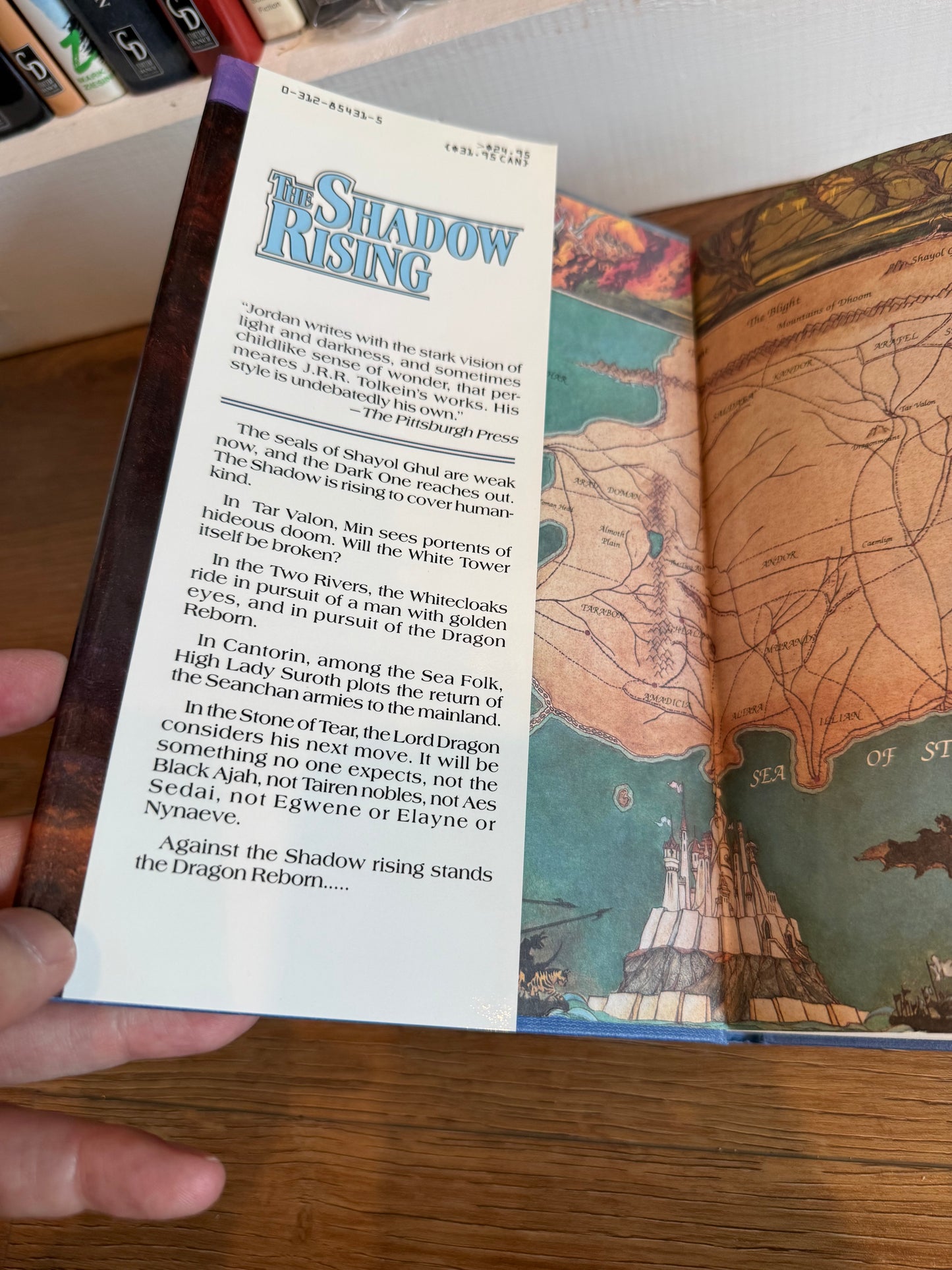 Robert Jordan, The Shadow Rising, INSCRIBED First Edition, Tor Publishing