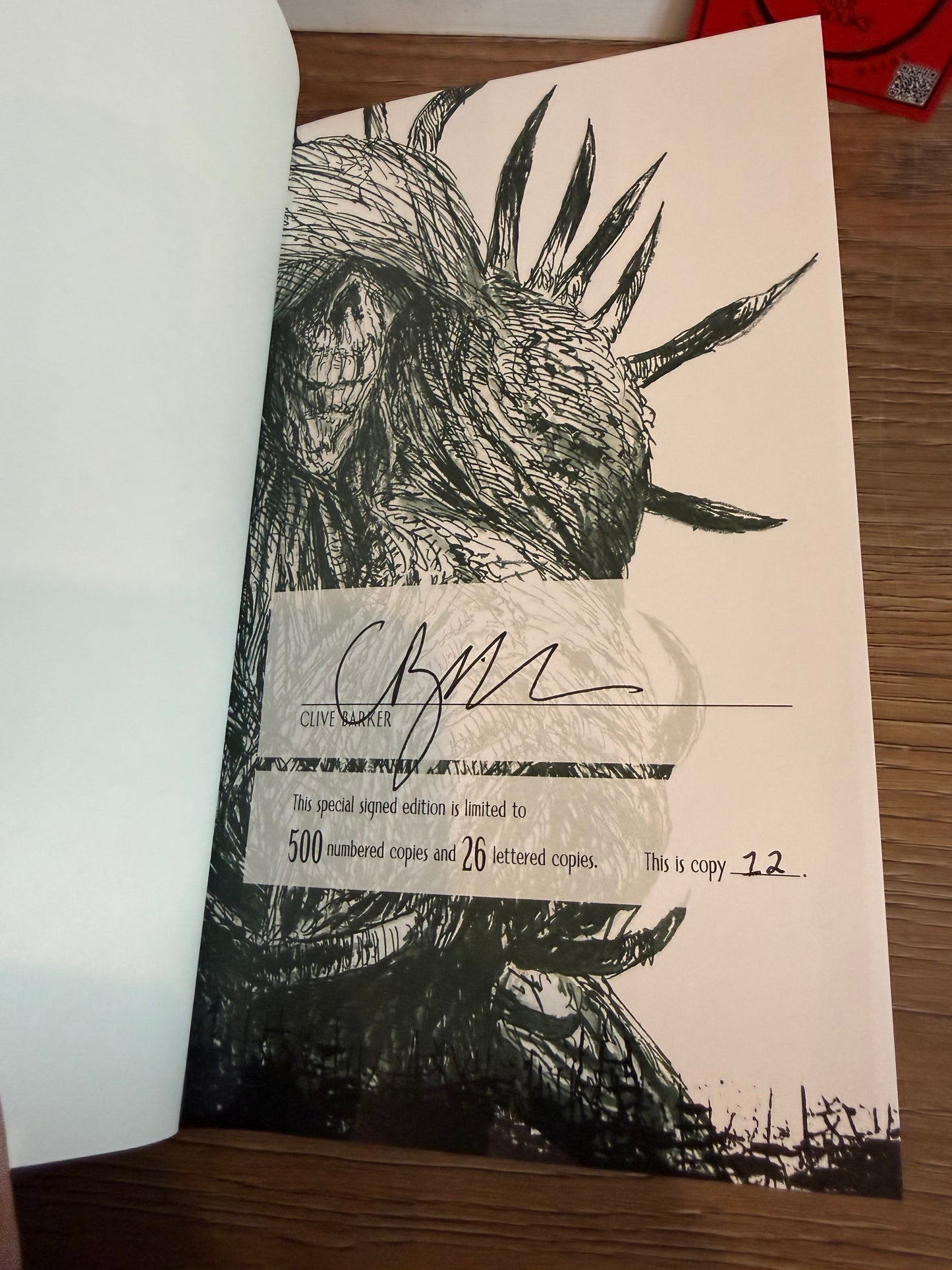 Clive Barker, Tortured Souls, Signed Limited #12, Subterranean Press