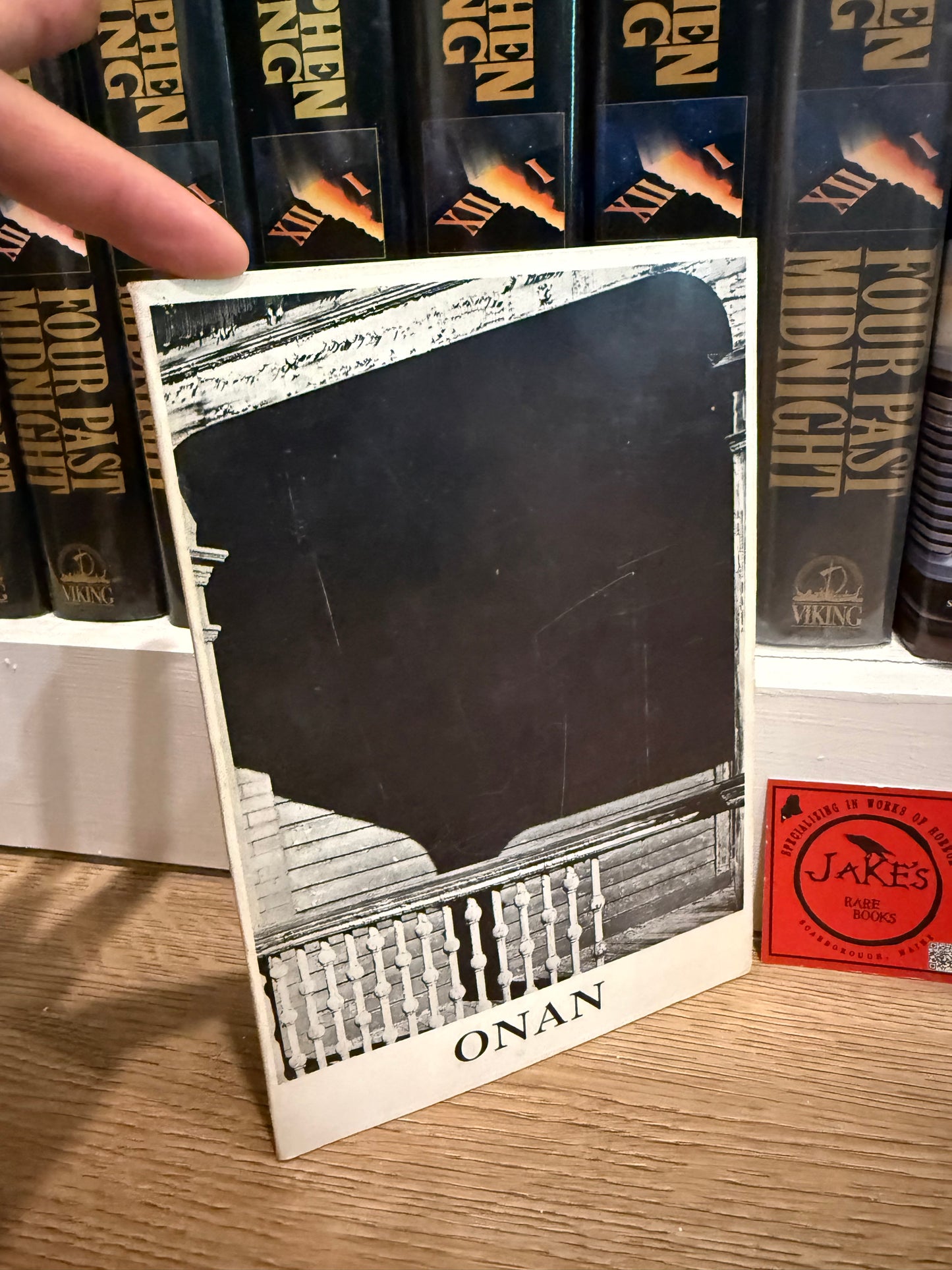 Stephen King, Onan, University of Maine Press