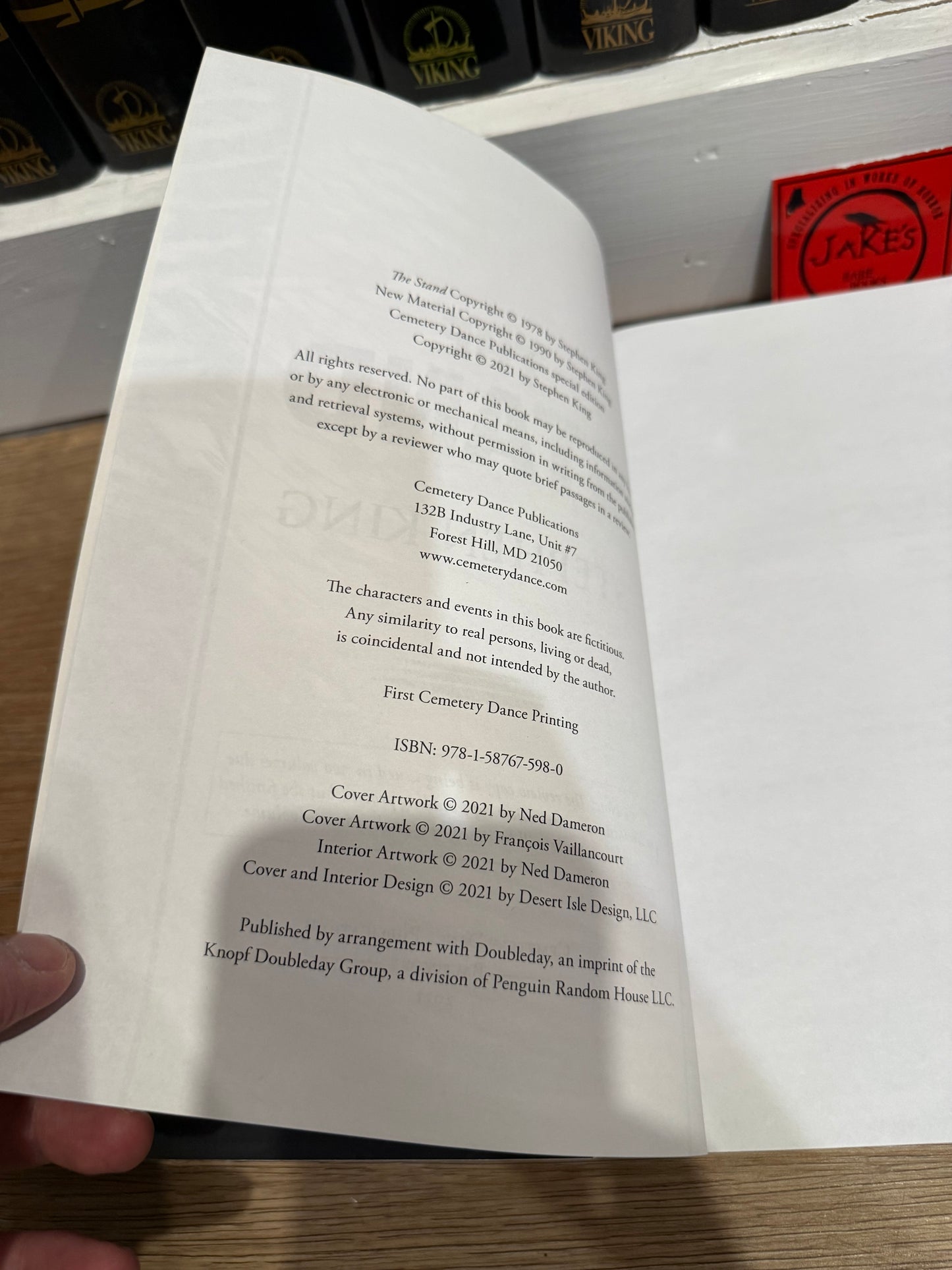 Stephen King, The Stand, Gift Edition Proofs, Volumes 1-2, Cemetery Dance