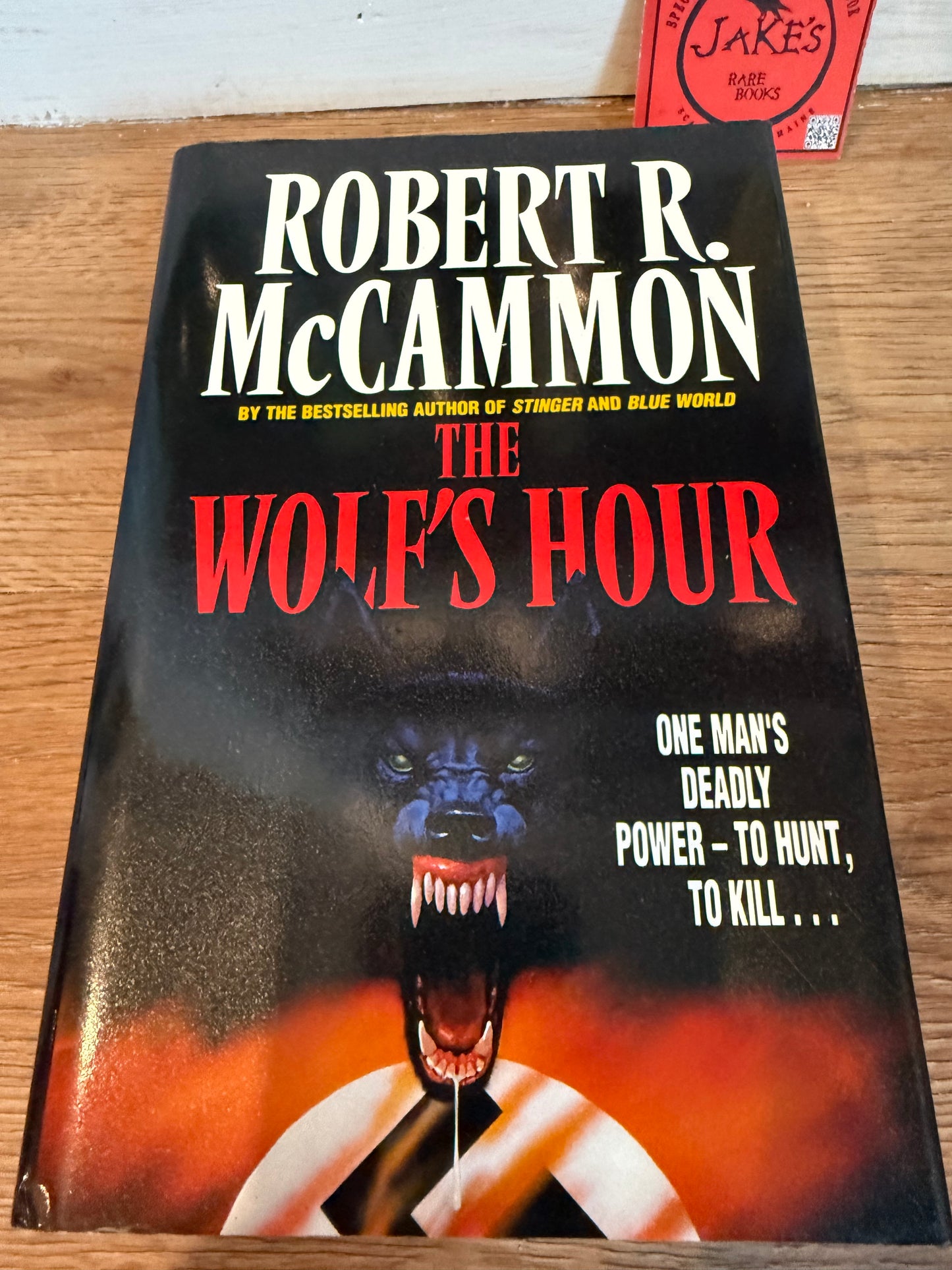 Robert McCammon, The Wolf’s Hour, UK First Edition, SIGNED, Grafton Books
