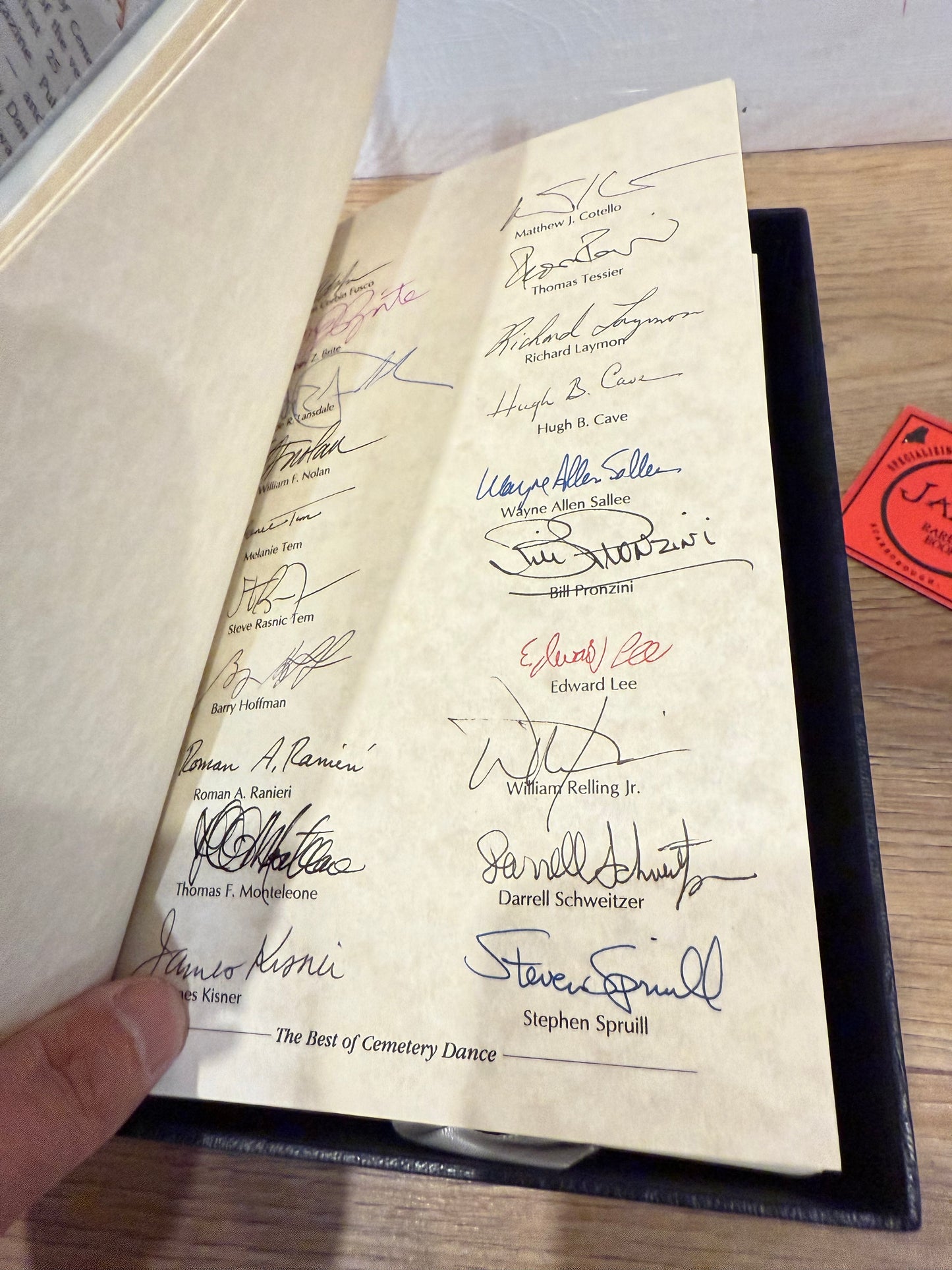 Best of Cemetery Dance, Publisher’s Copy, SIGNED Limited Edition