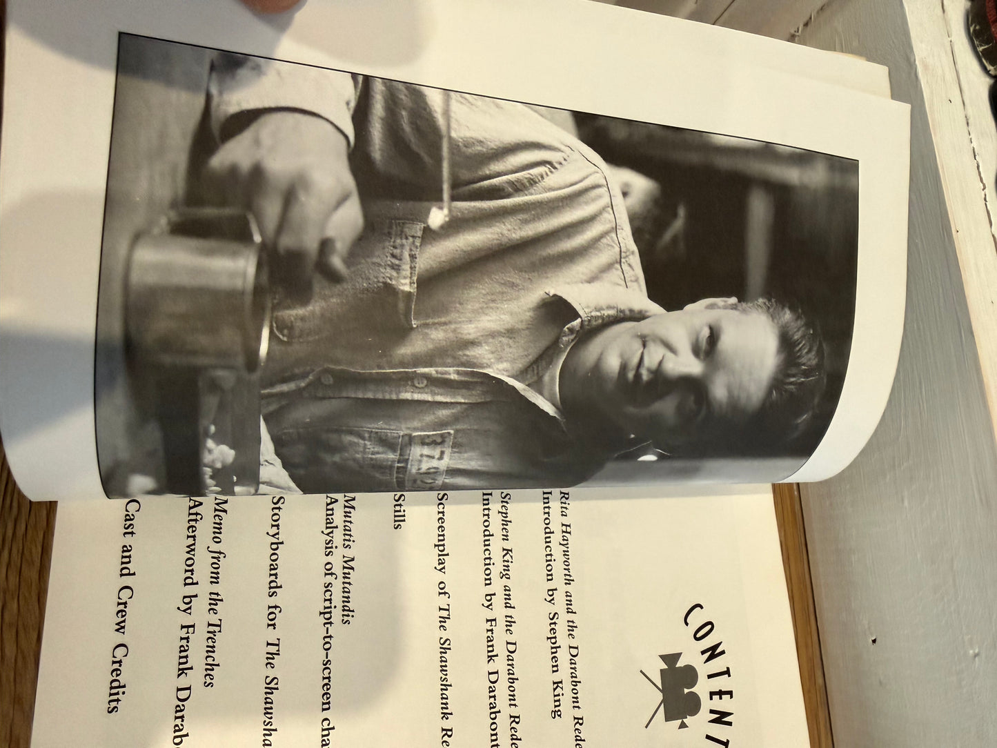 The Shawshank Redemption, Shooting Script, with Darabont Signature Plate and Extras!