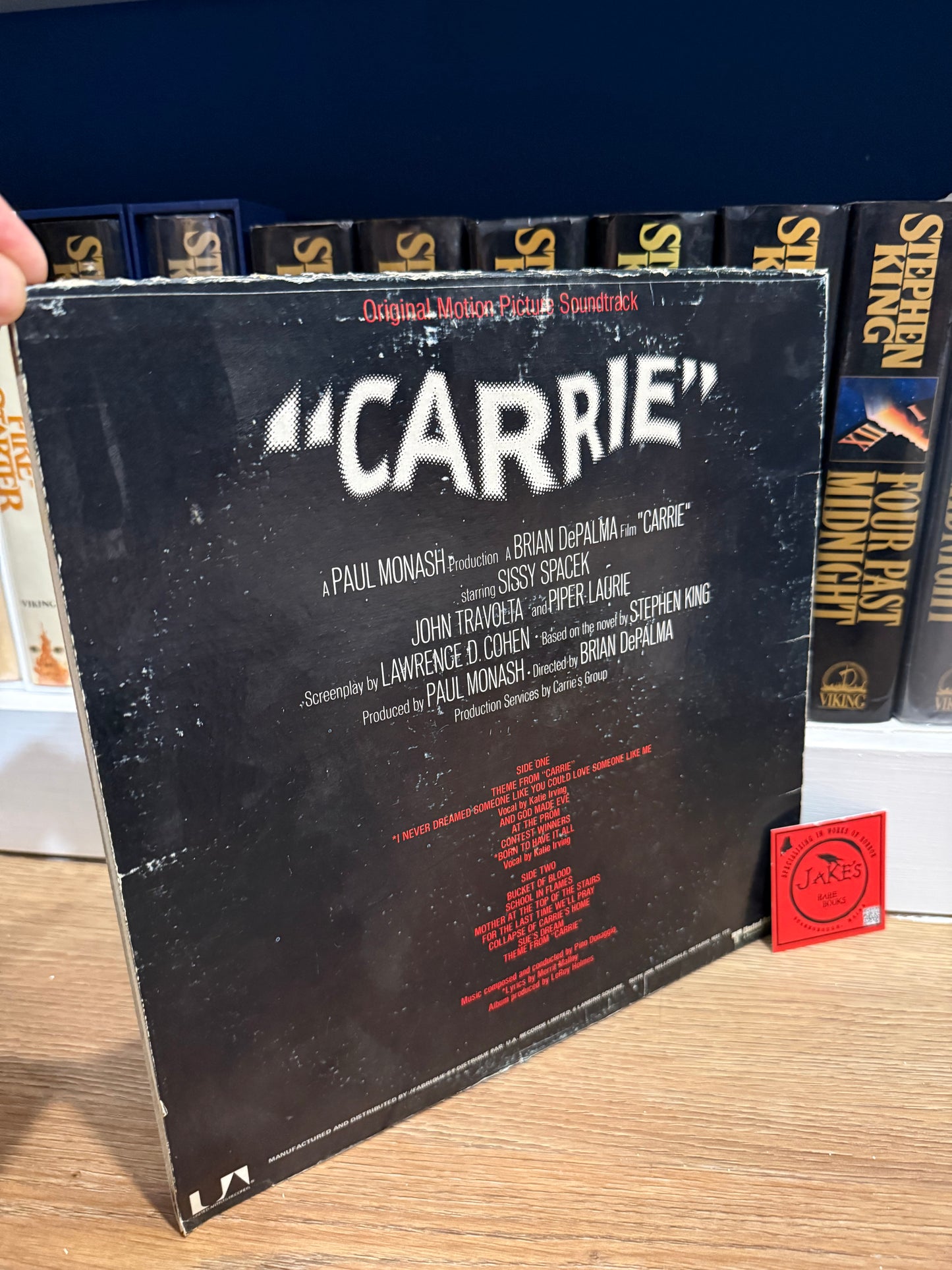 Stephen King, Carrie, Motion Picture Soundtrack LP