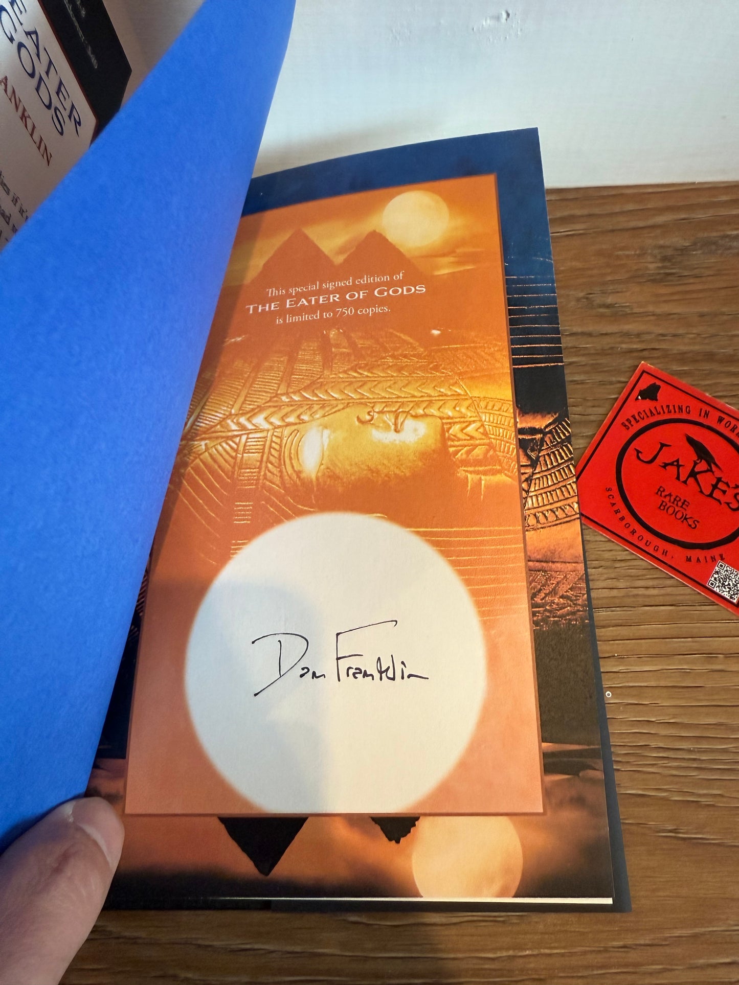 Dan Franklin, The Eater of Gods, Signed/Limited, Cemetery Dance