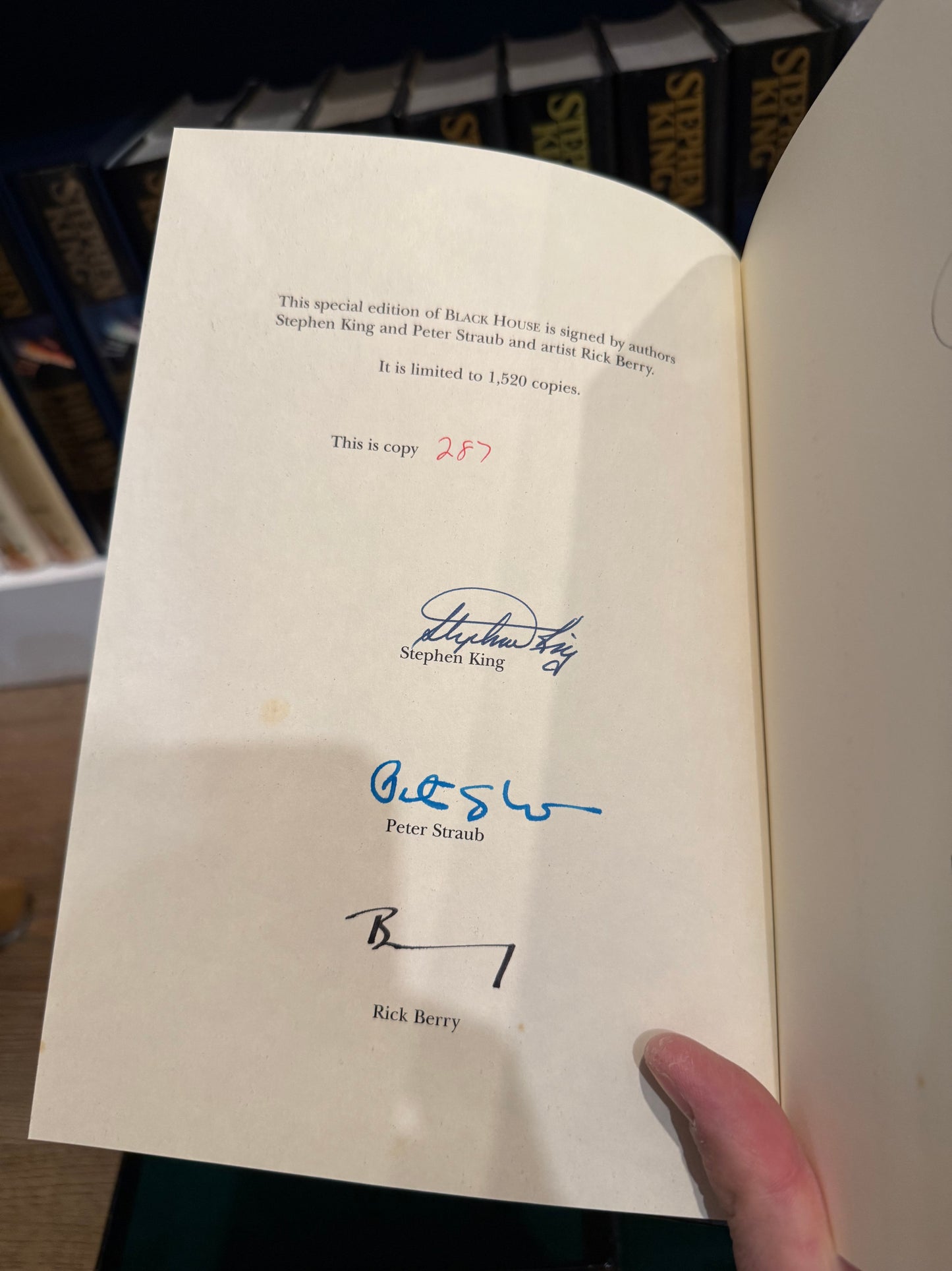 Stephen King, Black House, Signed/Limited #287, Grant Publishing