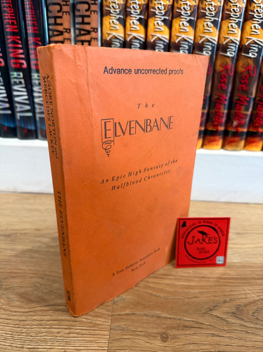 Andre Norton, The Elvenbane, Uncorrected Proof, TOR Publishing