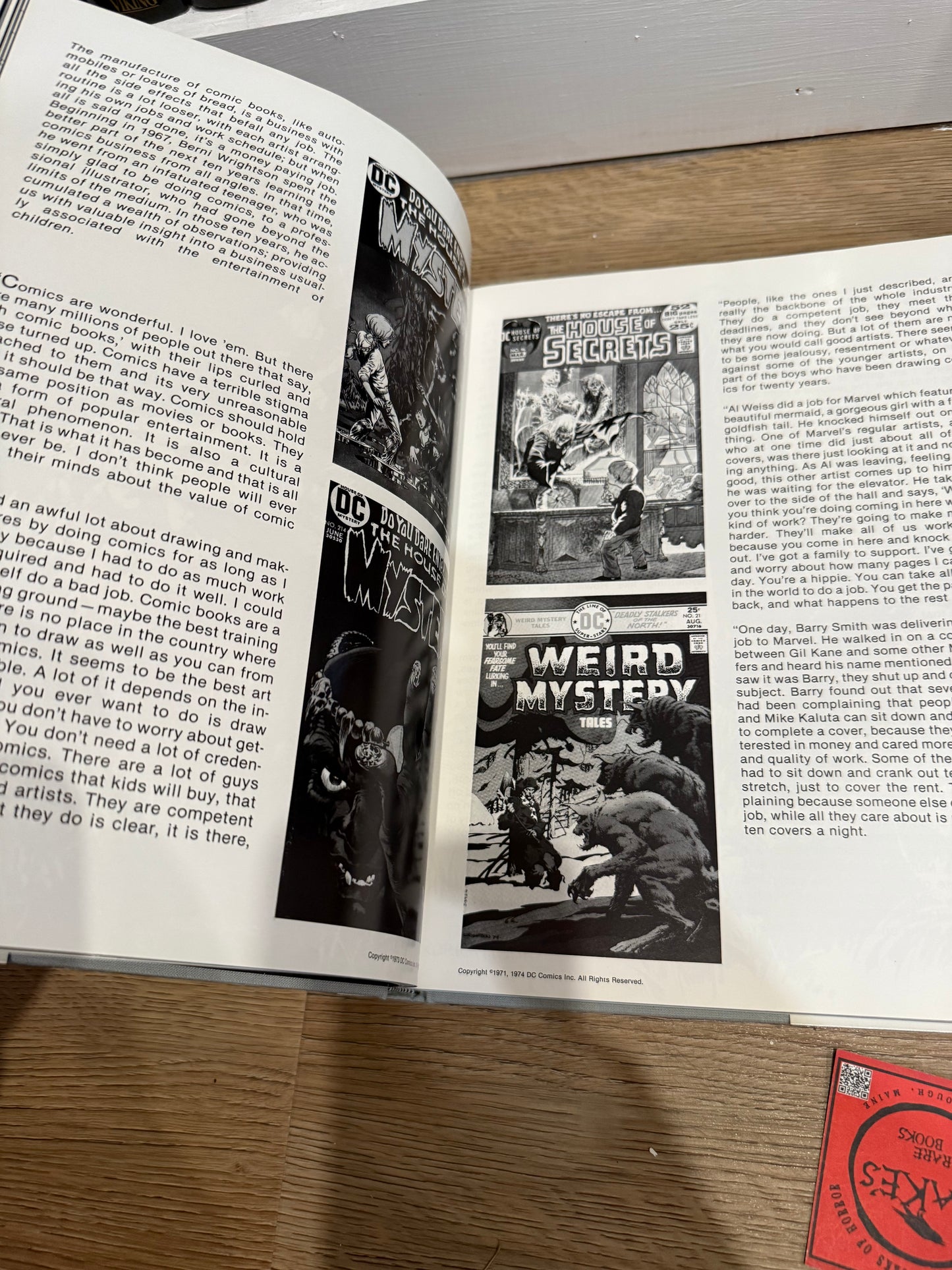 Bernie Wrightson, A Look Back. Signed/Limited #331, Underwood Miller