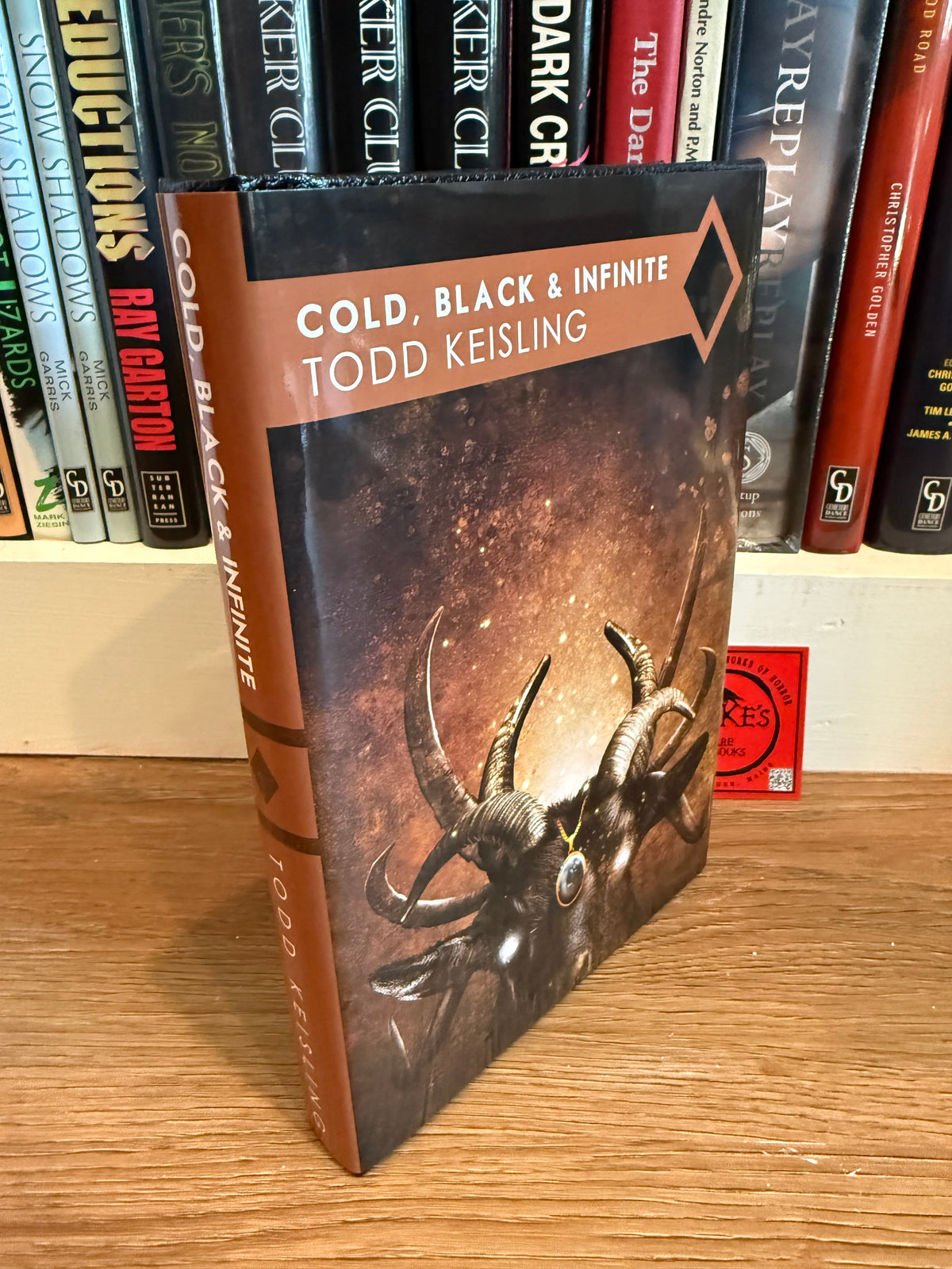 Todd Keisling, Cold, Black & Infinite, Signed Limited, Thunderstorm Books