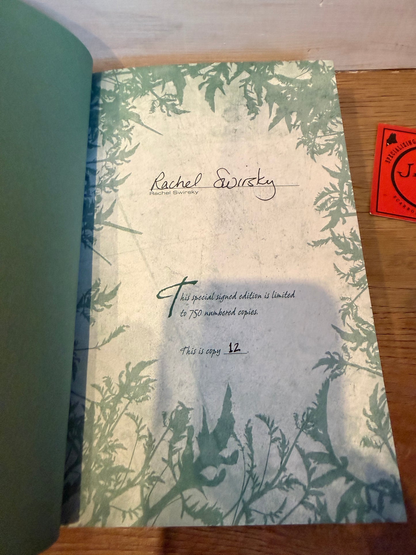 Rachel Swirsky, How the World Became Quiet, Signed/Limited #12, Subterranean Press