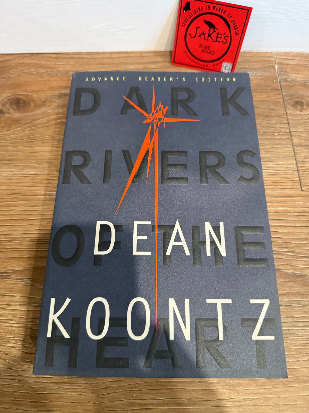 Dean Koontz, Dark Rivers of the Heart, Advance Readers Copy, Knopf