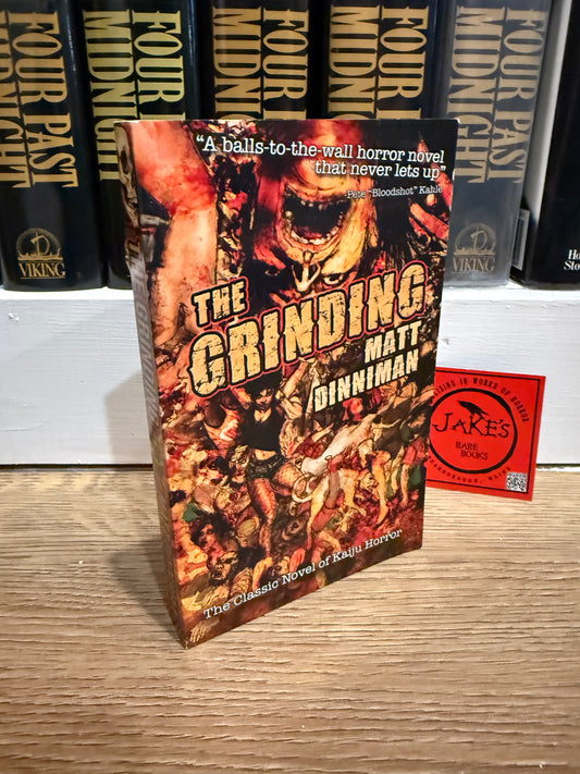 Matt Dinniman, The Grinding, First Edition SIGNED, Dandy House